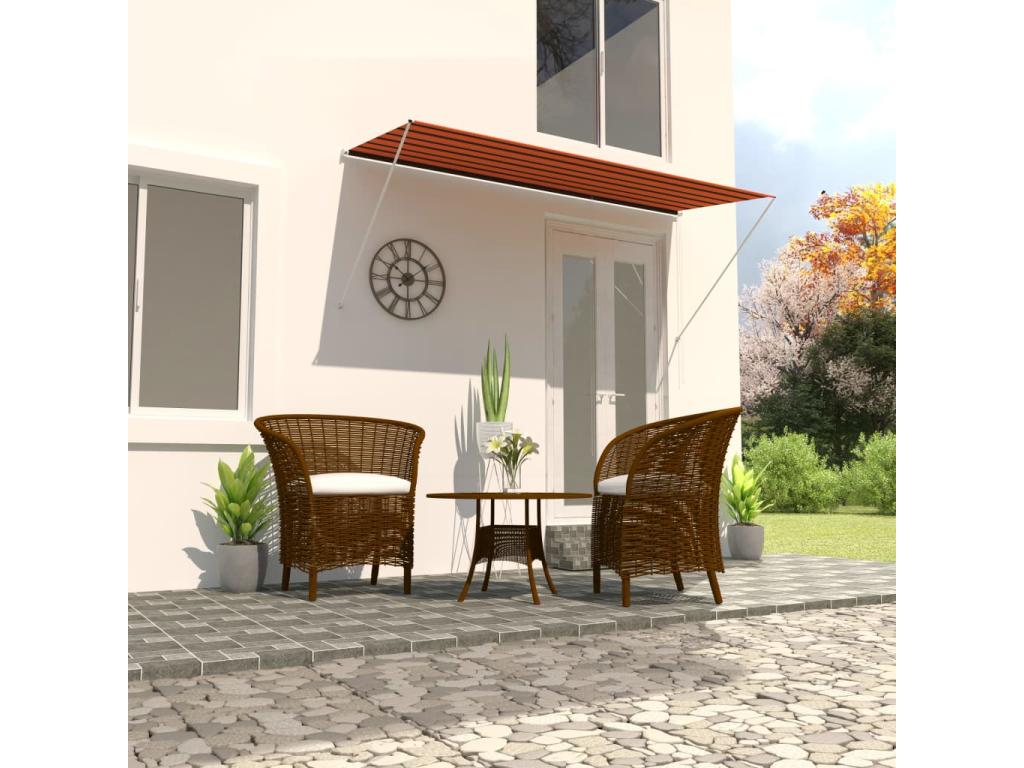 Toldo retráctil 300x150 Naranja etarron
