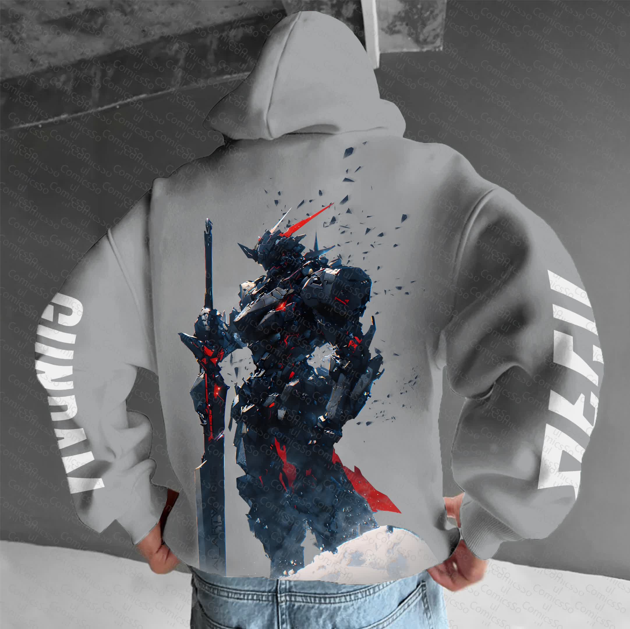 Unisex “Comicssoul” Anime Graphic Streetwear Vintage Hoodie
