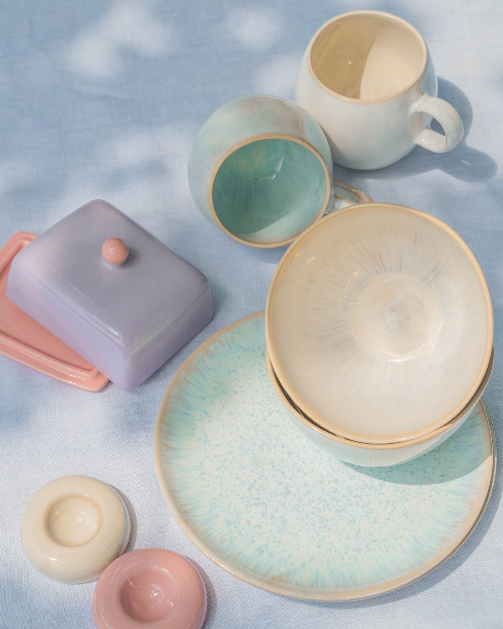 Geschirr-Set Pastel Dreams mix 9-teilig