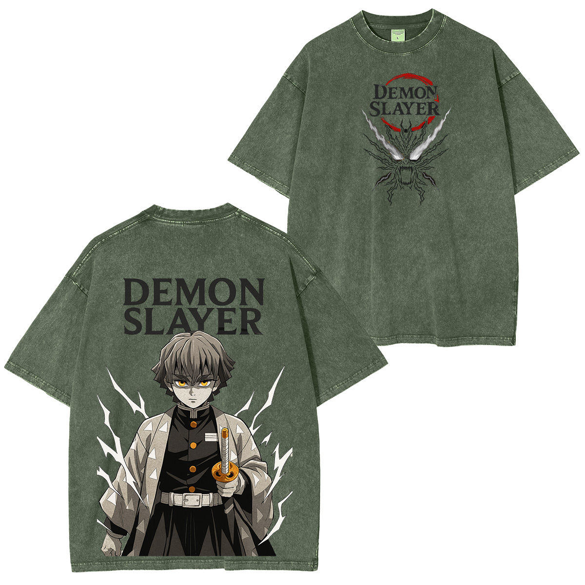 Unisex Anime Inspired Vintage Washed T-Shirt丨Comicssoul TeeThreads Sustain the Scene with Custom Apparel