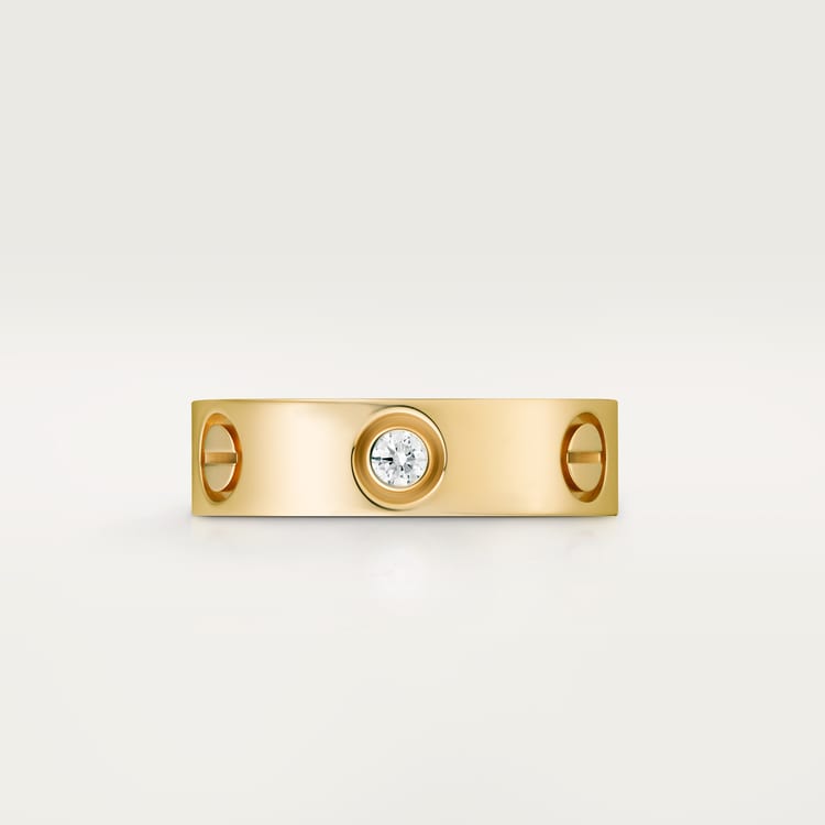 Replicate LOVE ring, classic model, 3 diamonds(1:1 replica) - Original Replica Club