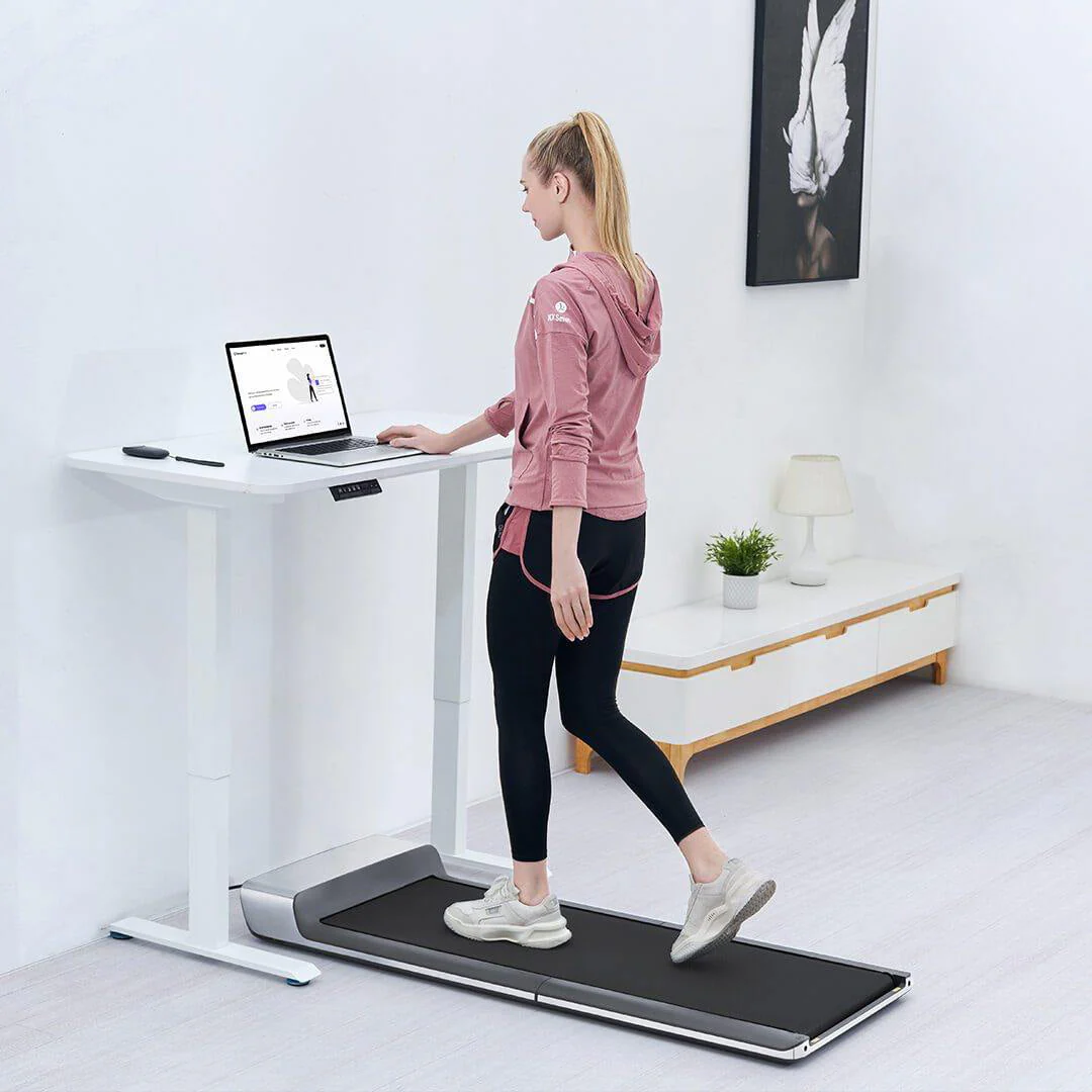 WalkingPad Folding Treadmill, Ultra Slim Foldable Treadmill Smart Fold Walking Pad Portable Safety Non Holder Gym and Running Device P1 Grey 0.5-3.72MPH - Image 7