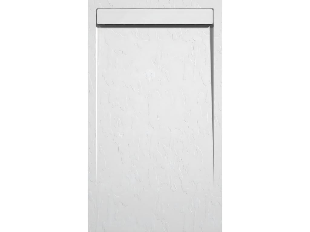 Plato de ducha pizarra CLEVER BLANCO 80x180 cm