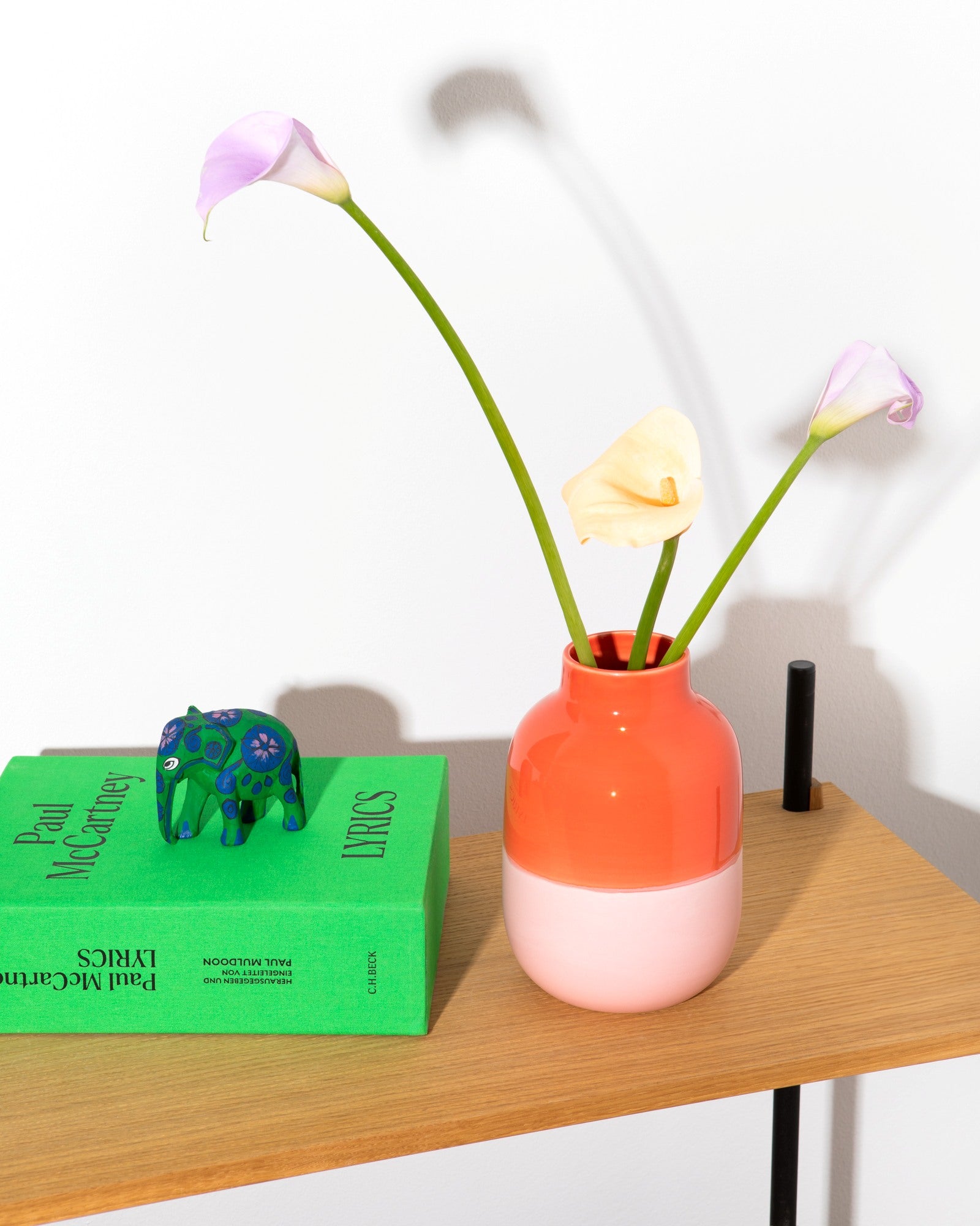 Nuno Vase M coral rosé