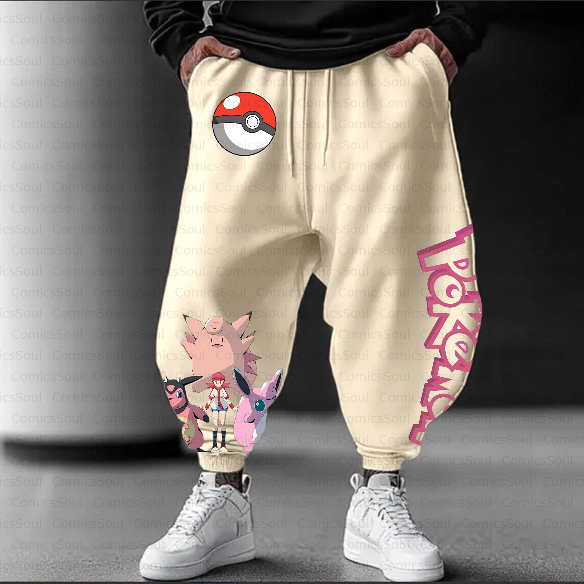 Unisex Casual Anime Streetwear Pant