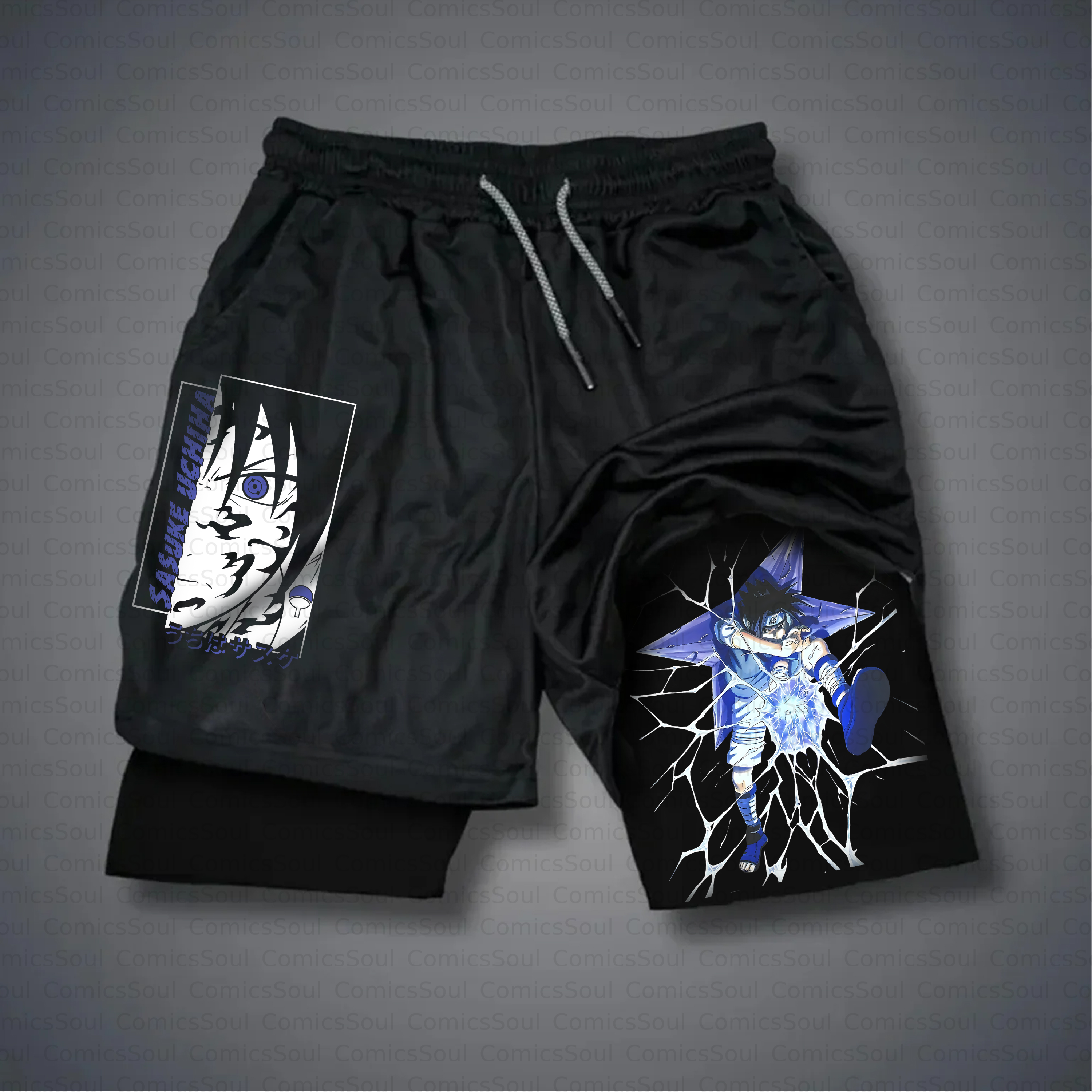 Unisex Casual Anime Style Shorts