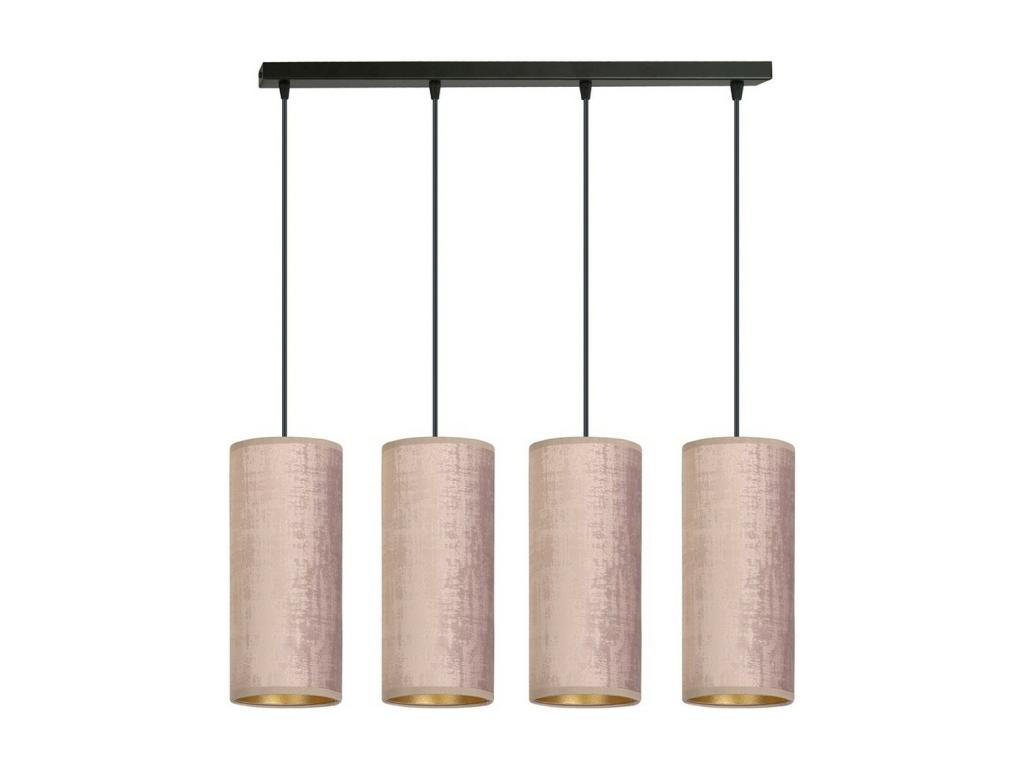 Lámpara de Suspensión Bente, Rosa, 65x100x6 cm, Laocacasas