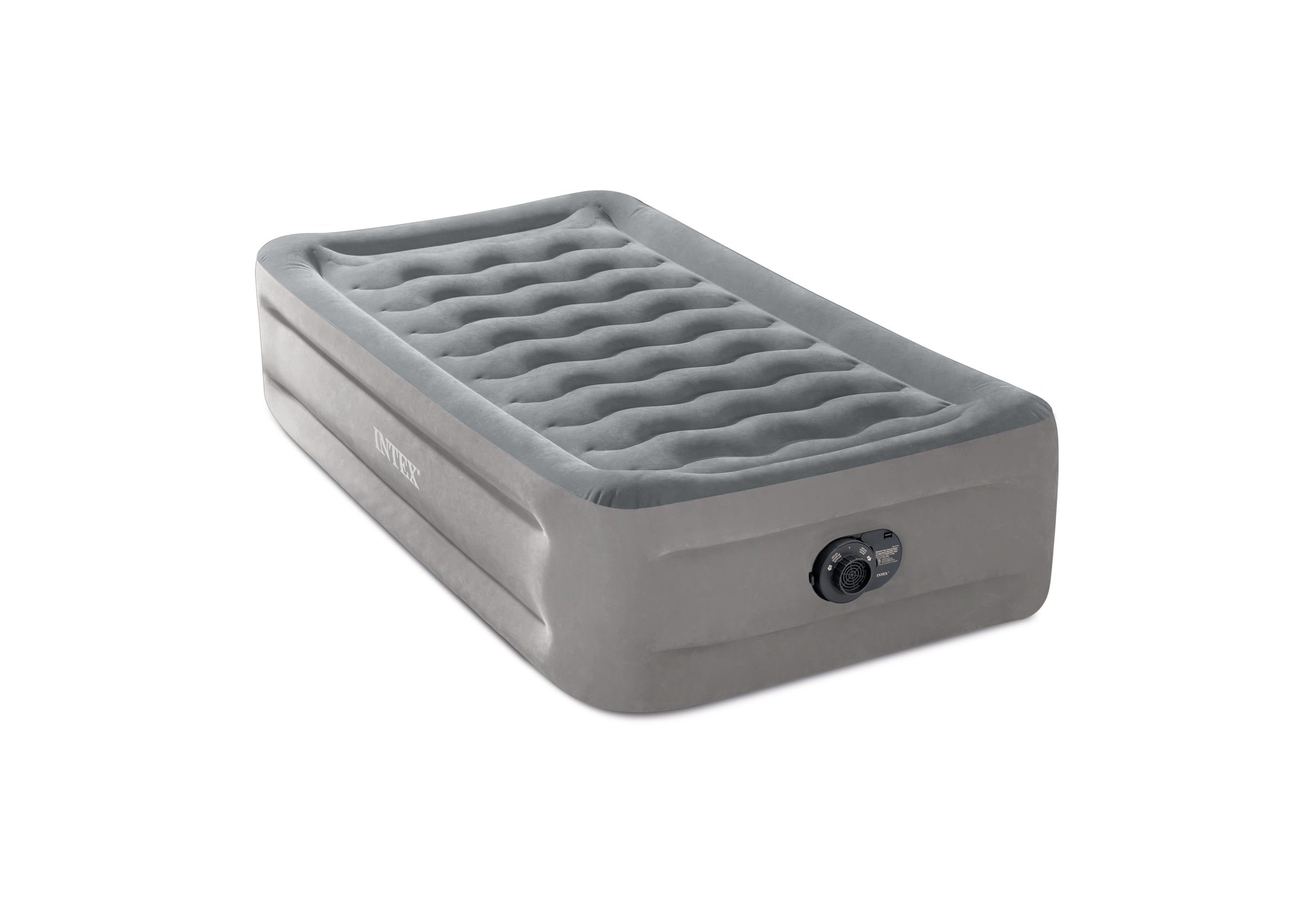 18 High Comfort Plush Raised Air Mattress Bed with Built-in Pump - Twin