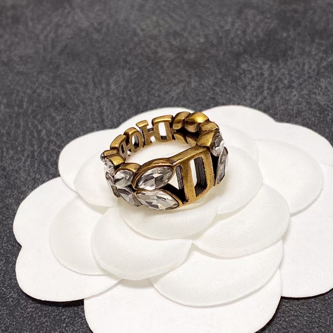Dior Vintage Rhinestone Ring - Original Replica Club