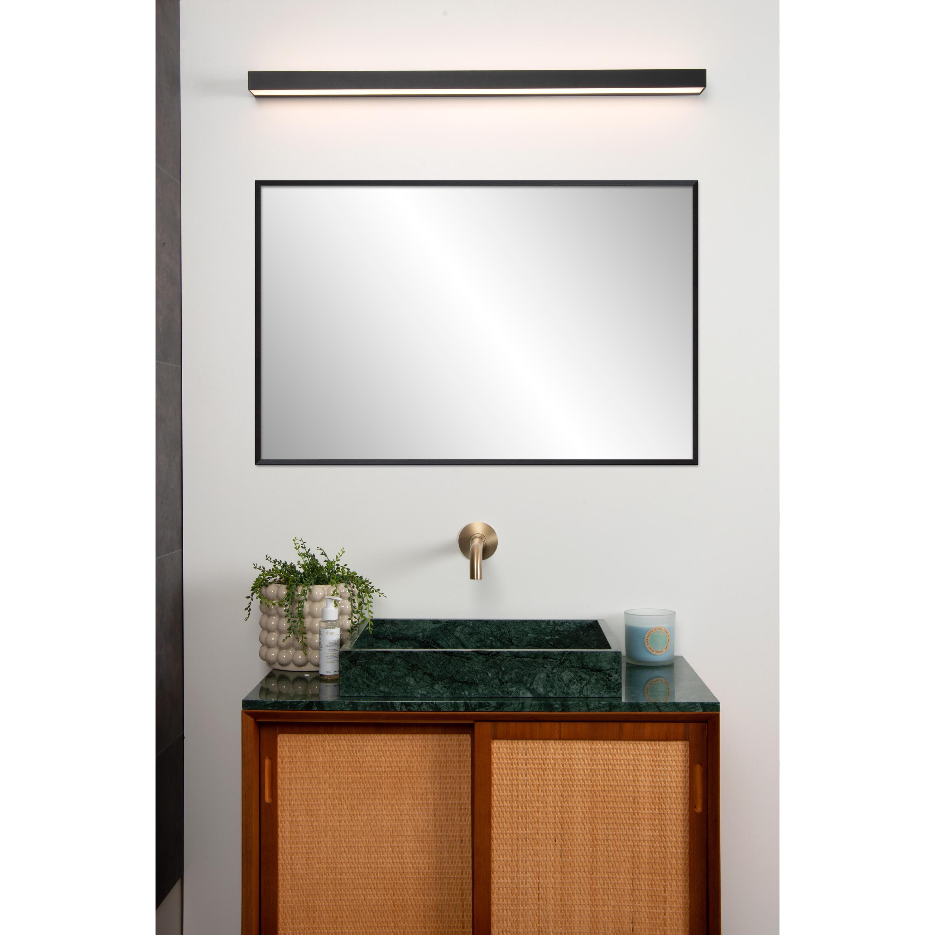 Alexa wandlamp LED badkamer large mat goud