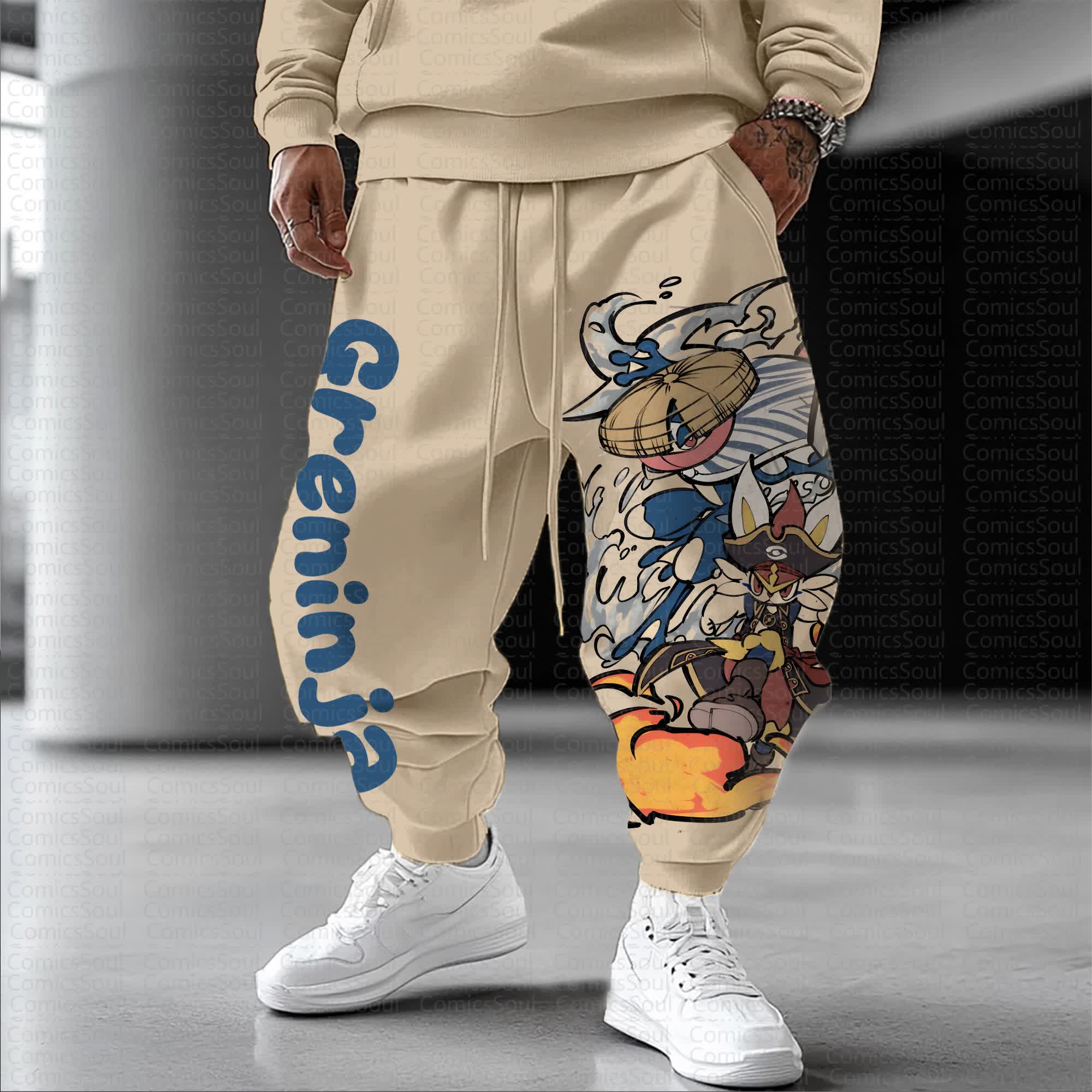Unisex Anime Inspired Vintage Pants丨Comicssoul