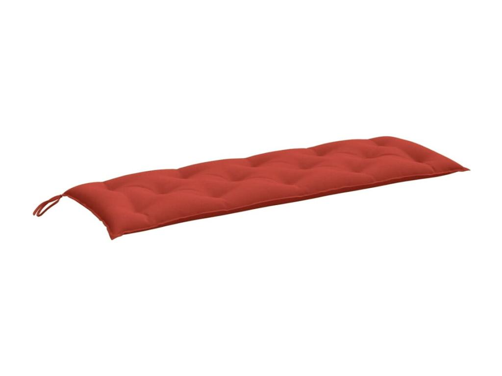 Cojín para banco de jardín tela rojo melange 150x50x7 cm