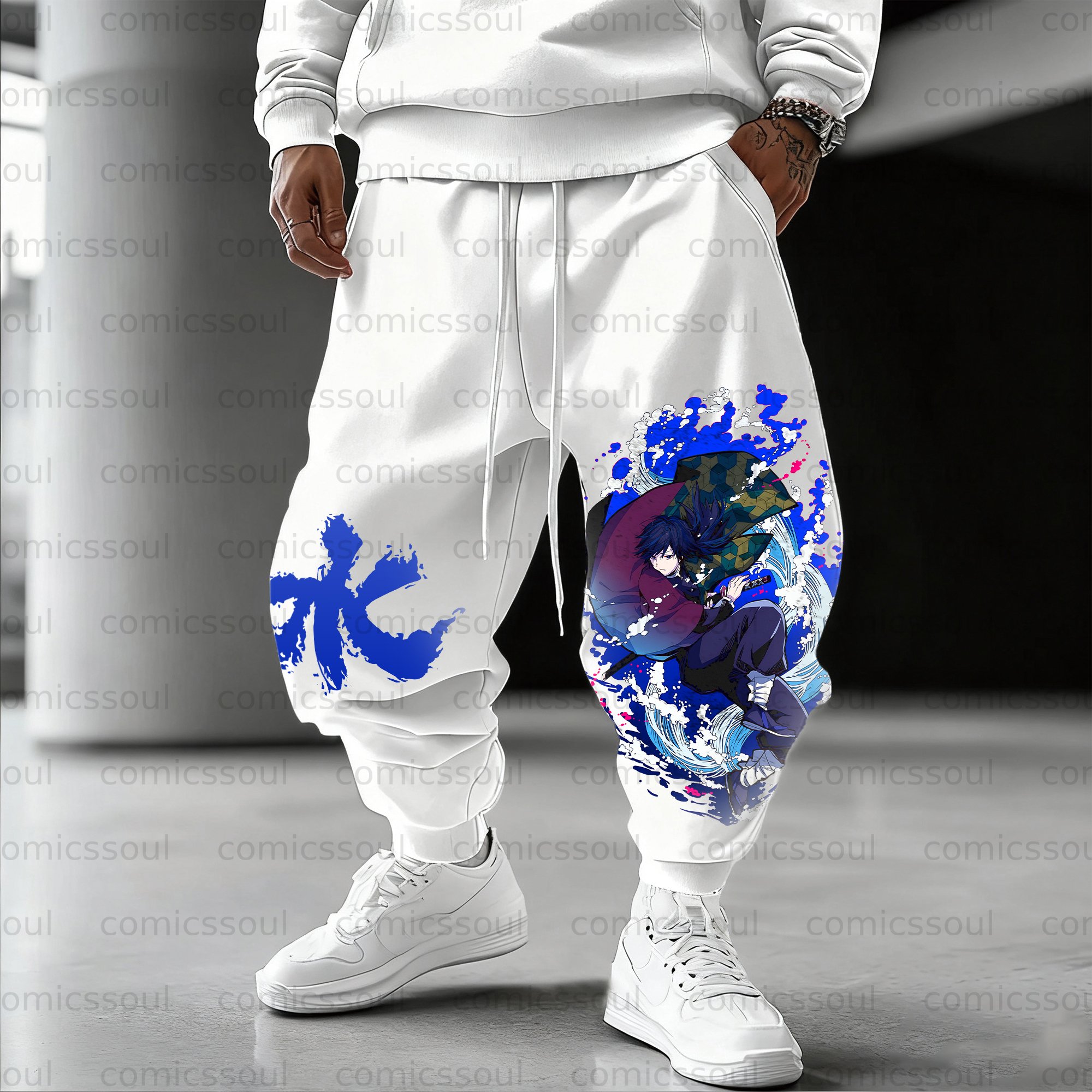 Unisex Anime Inspired Vintage Pants