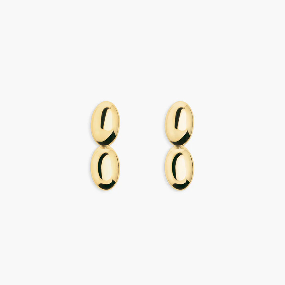 RAGBAG - Boucles d'oreilles Oval Emberly - Gold