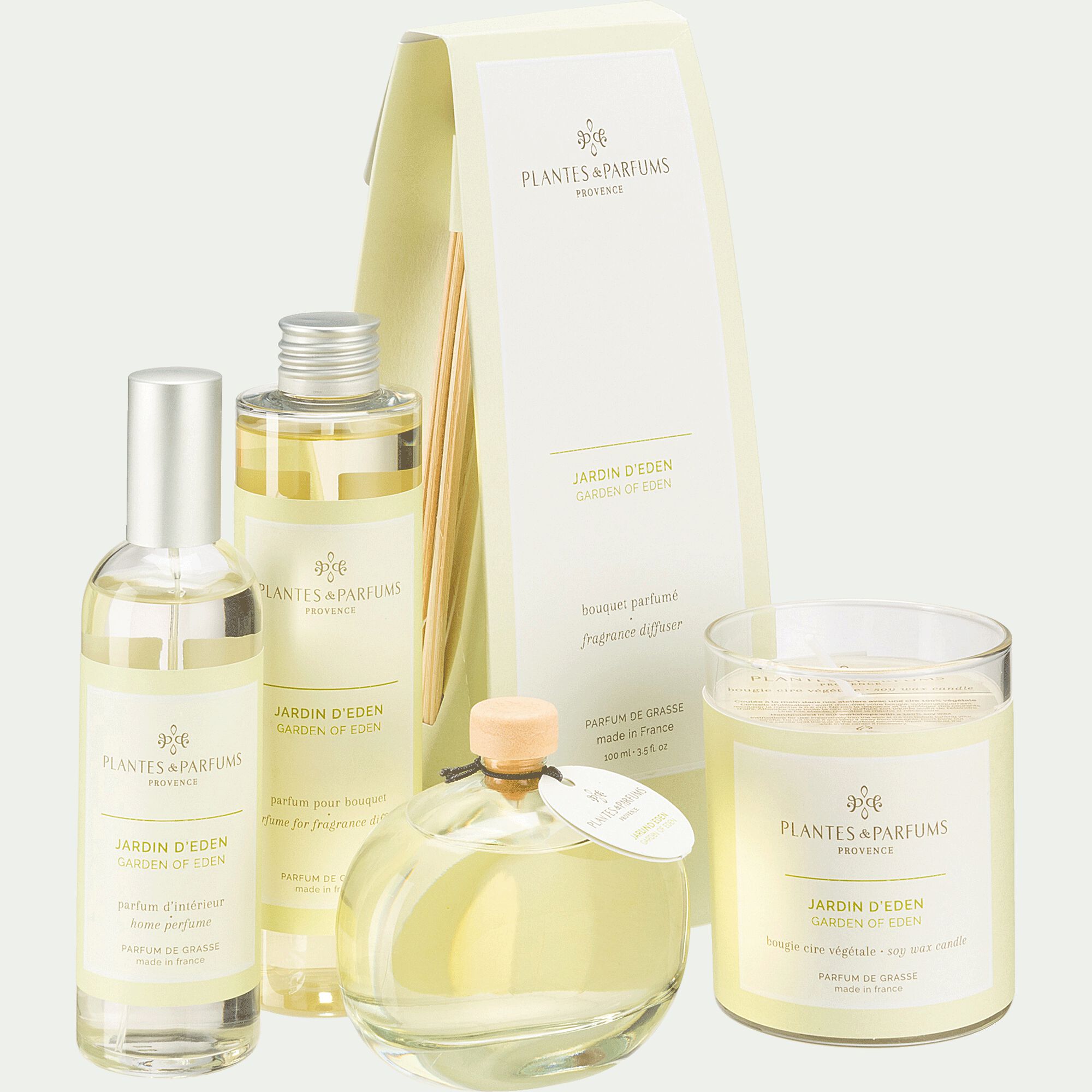 MANON - Bougie parfumée senteur Jardin d'Eden 180g