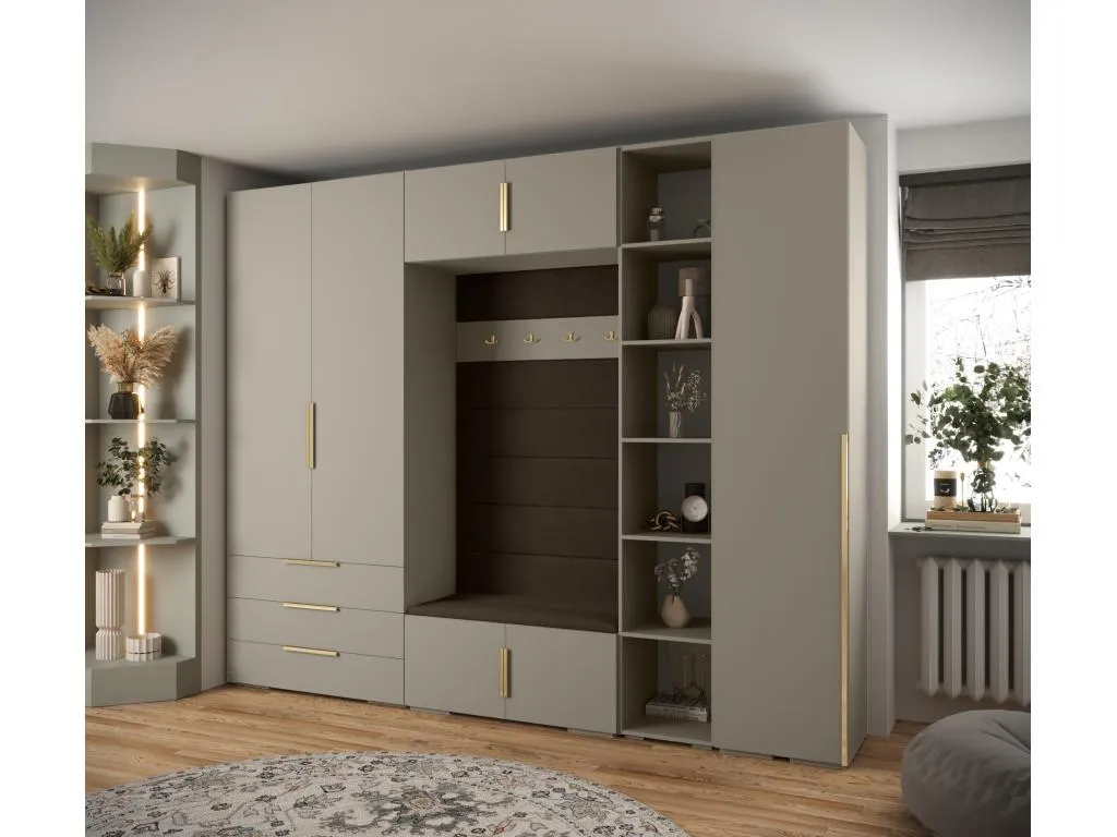 Luxmbls 1 armario con puertas batientes 236.7/290/47 EYOK47798