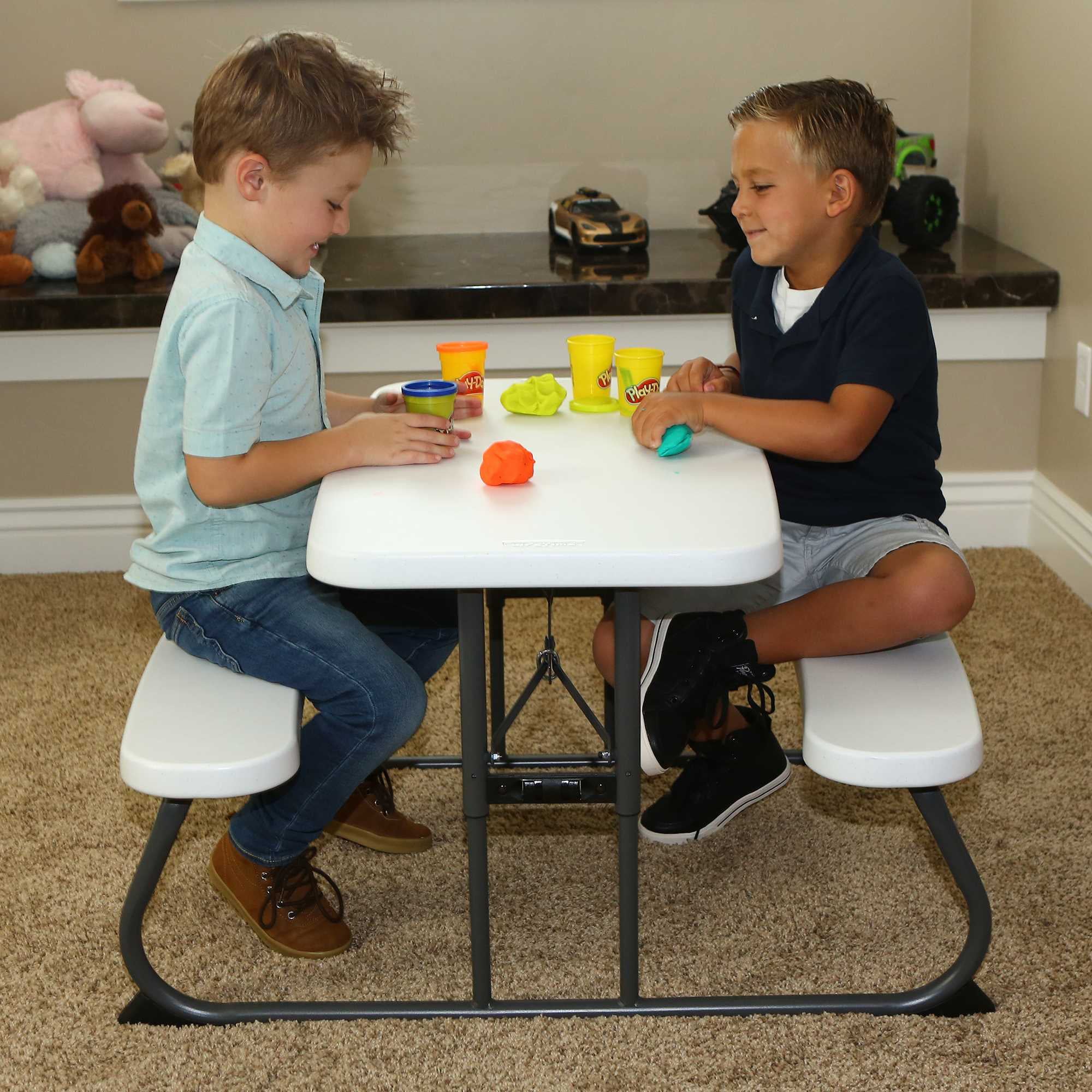 Lifetime Children's Picnic Table , White Granite (60239) - Image 27