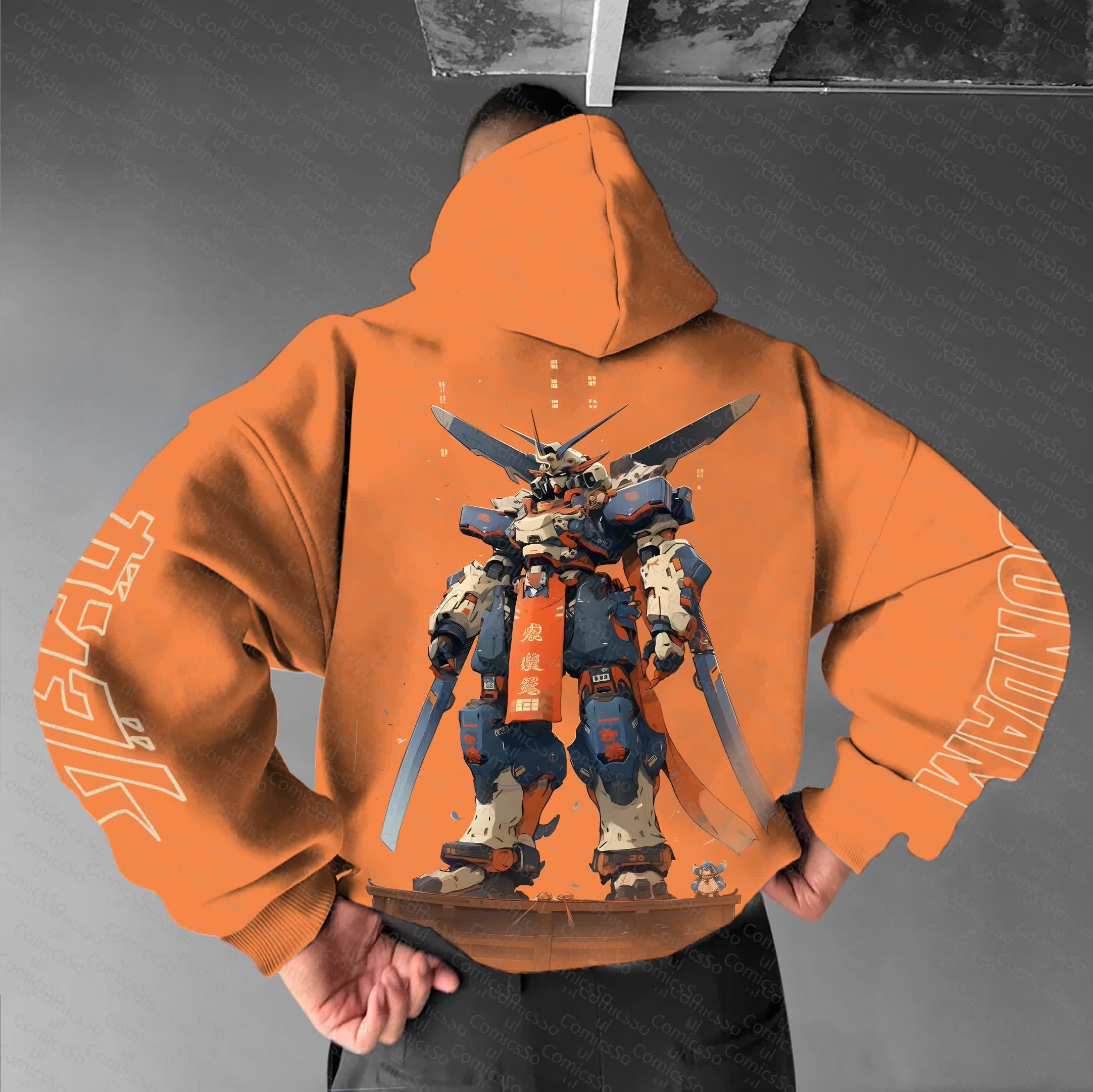 Unisex “Comicssoul” Anime Graphic Streetwear Vintage Hoodie