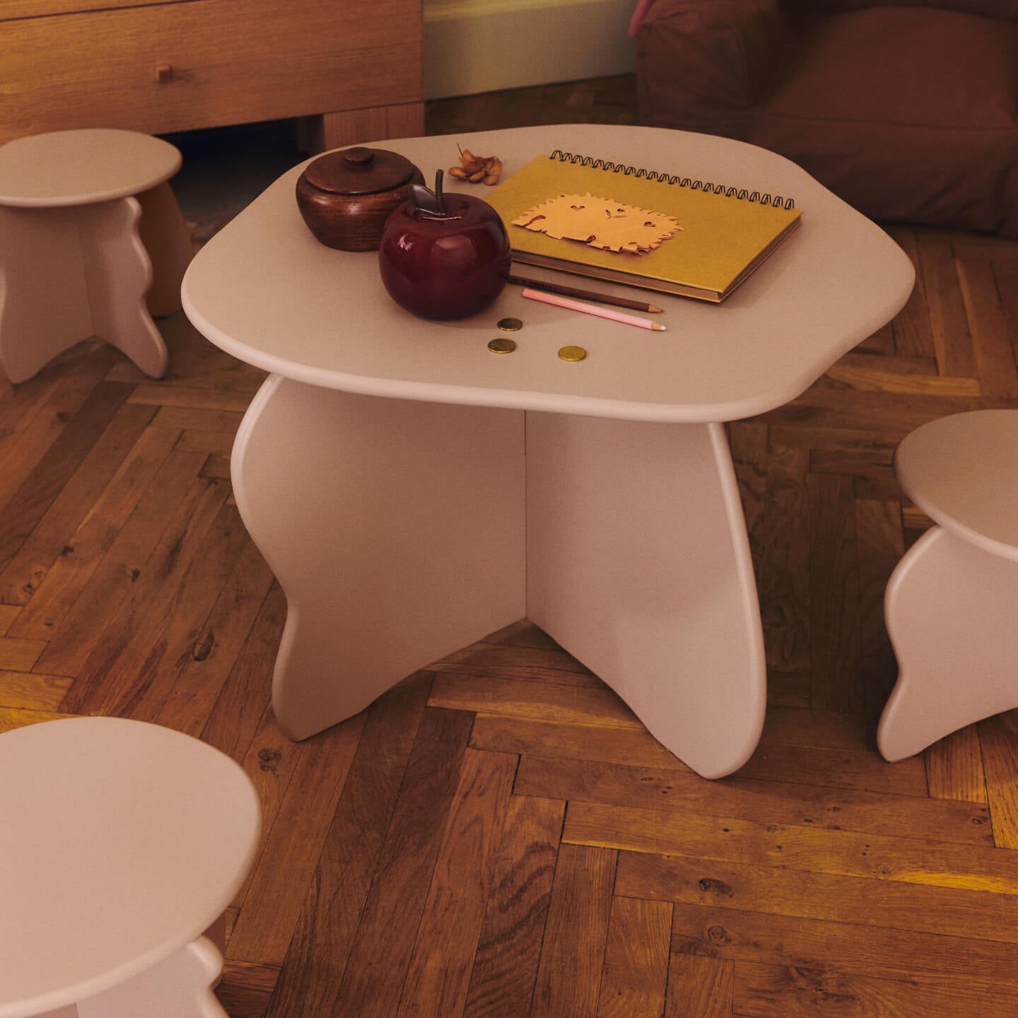 Ferm Living Slope Tafel - Rose