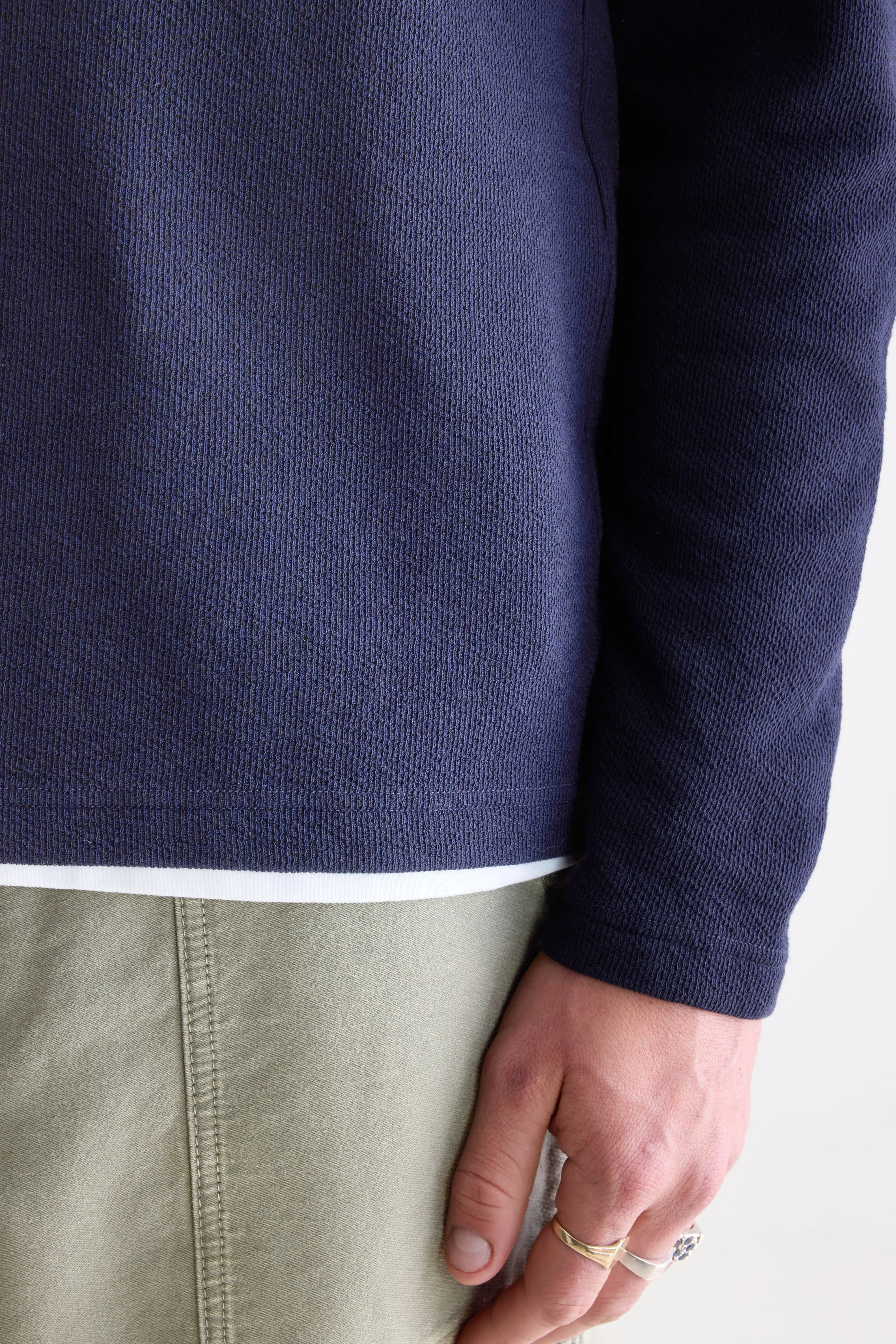 Bellerose Fresh long-sleeve navy t-shirt (242 / M / NAVY)