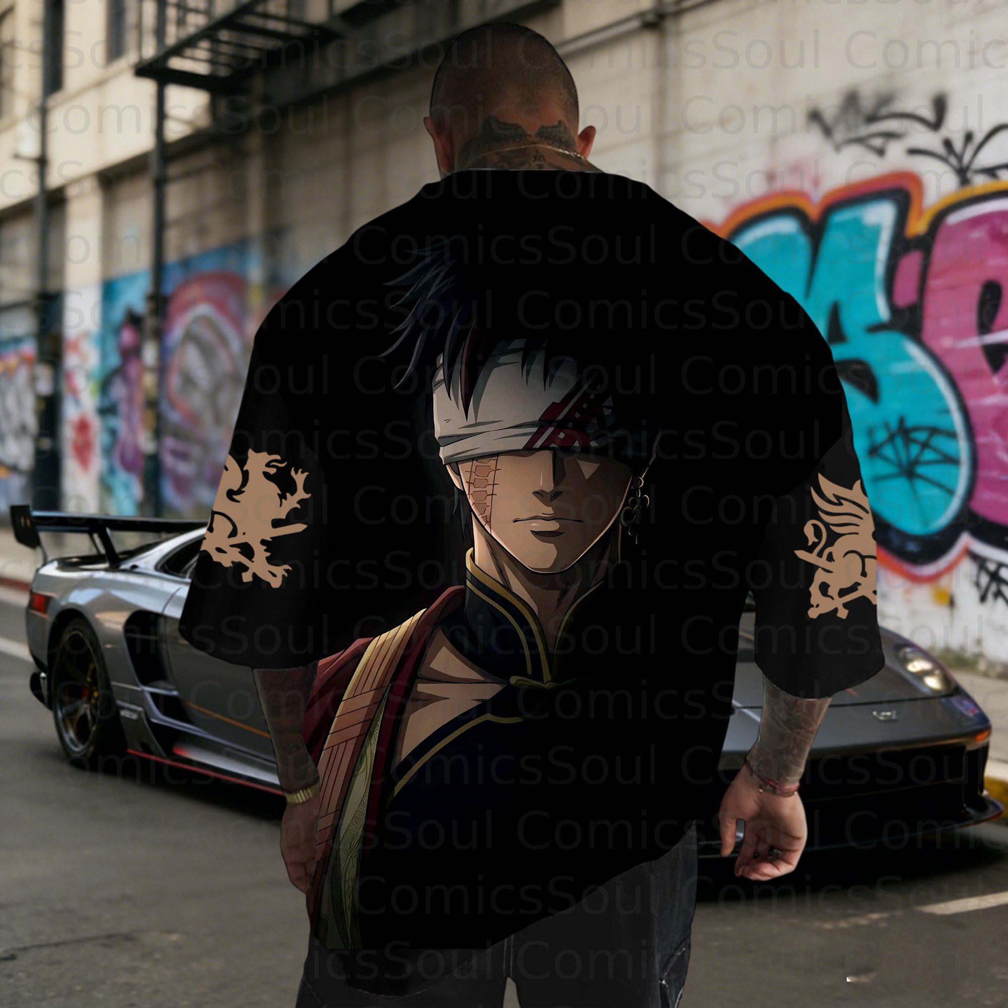 Unisex Anime Inspired Vintage T-Shirt