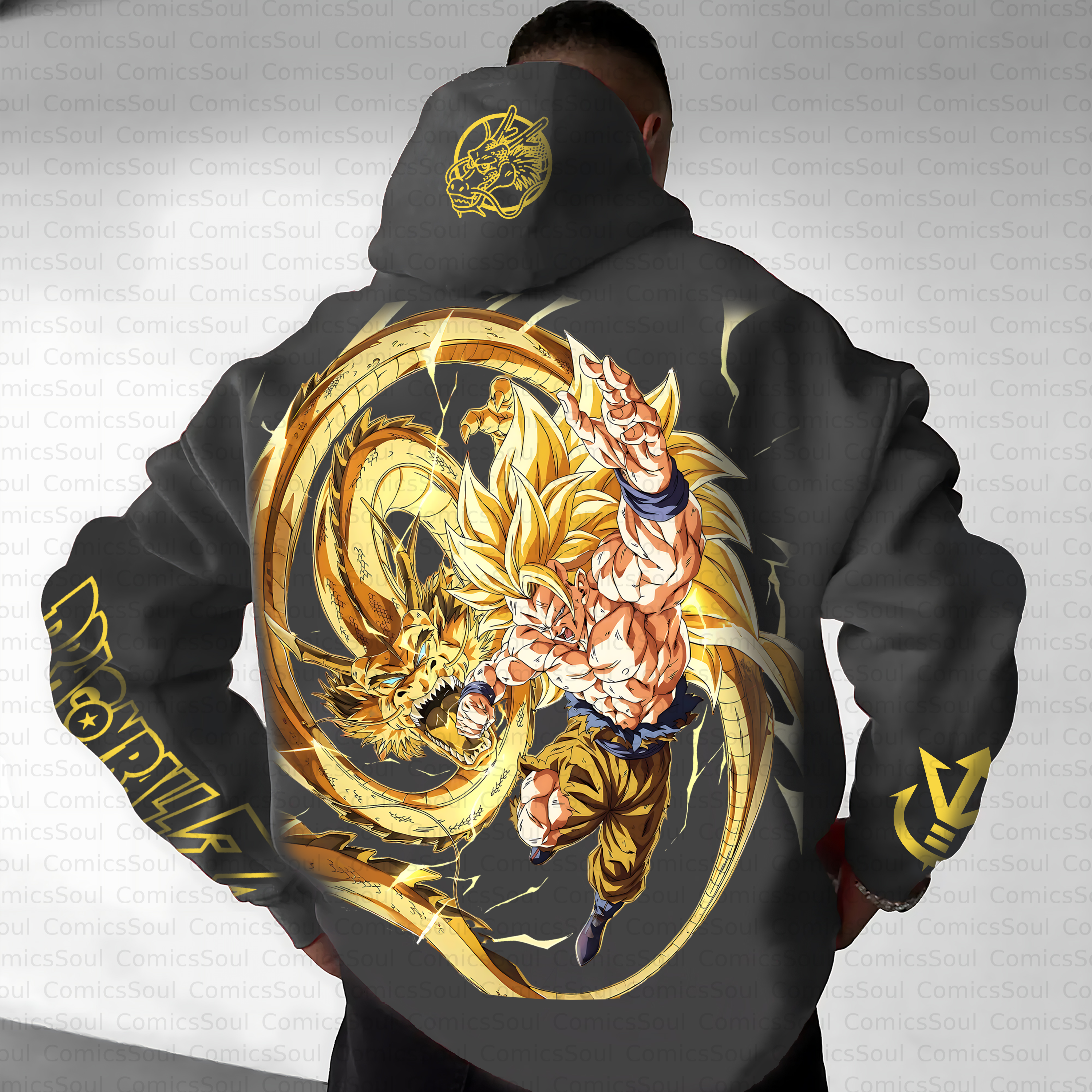 Unisex Anime Inspired Vintage Plush Hoodie