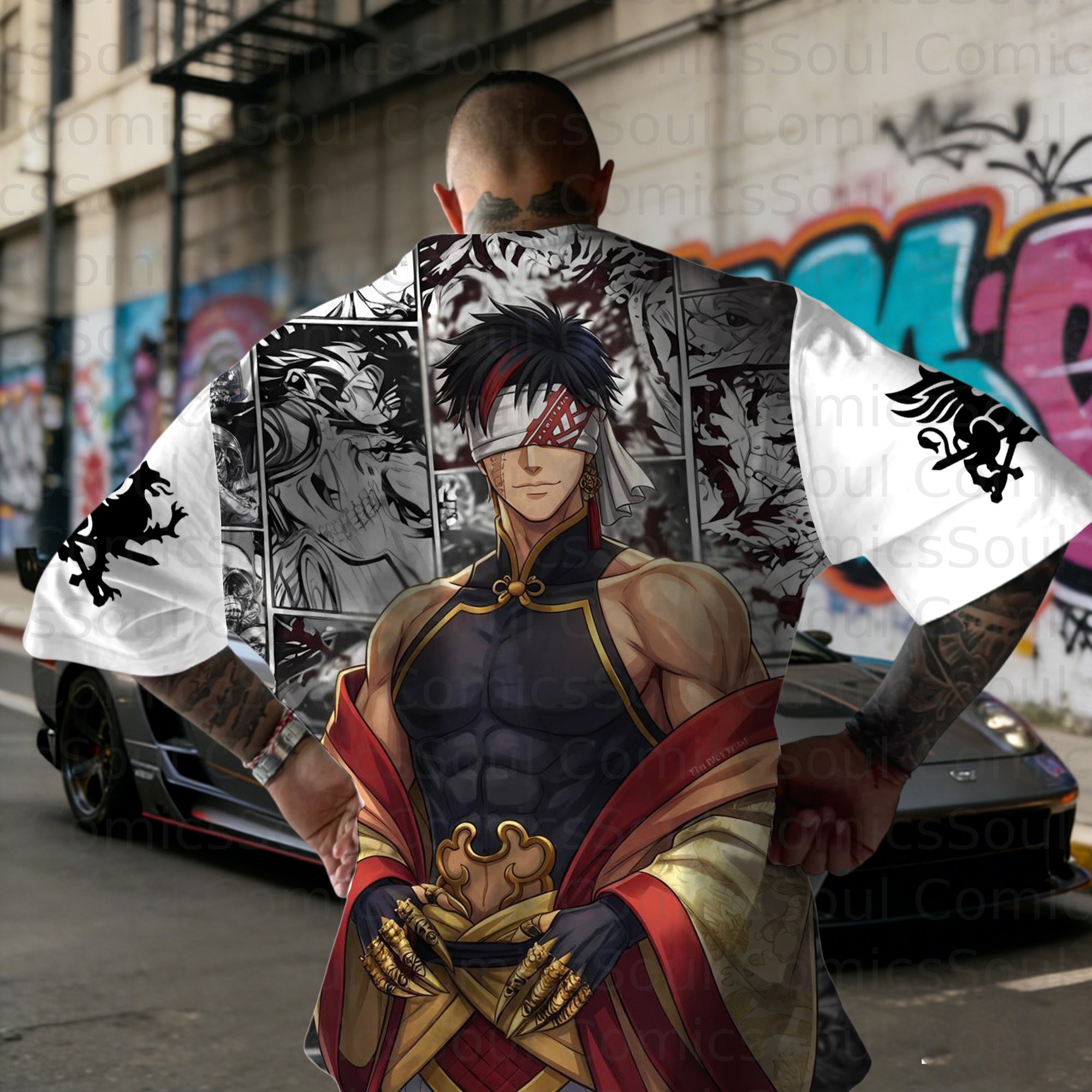 Unisex Anime Inspired Vintage T-Shirt