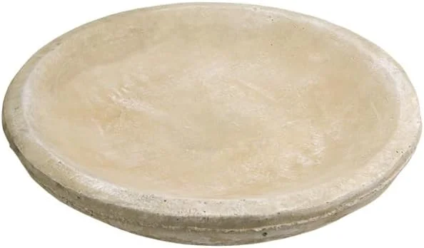 Solid Rock Stoneworks 2 Piece Collanade Birdbath - 26" Tall - Desert Sand Color - Image 6
