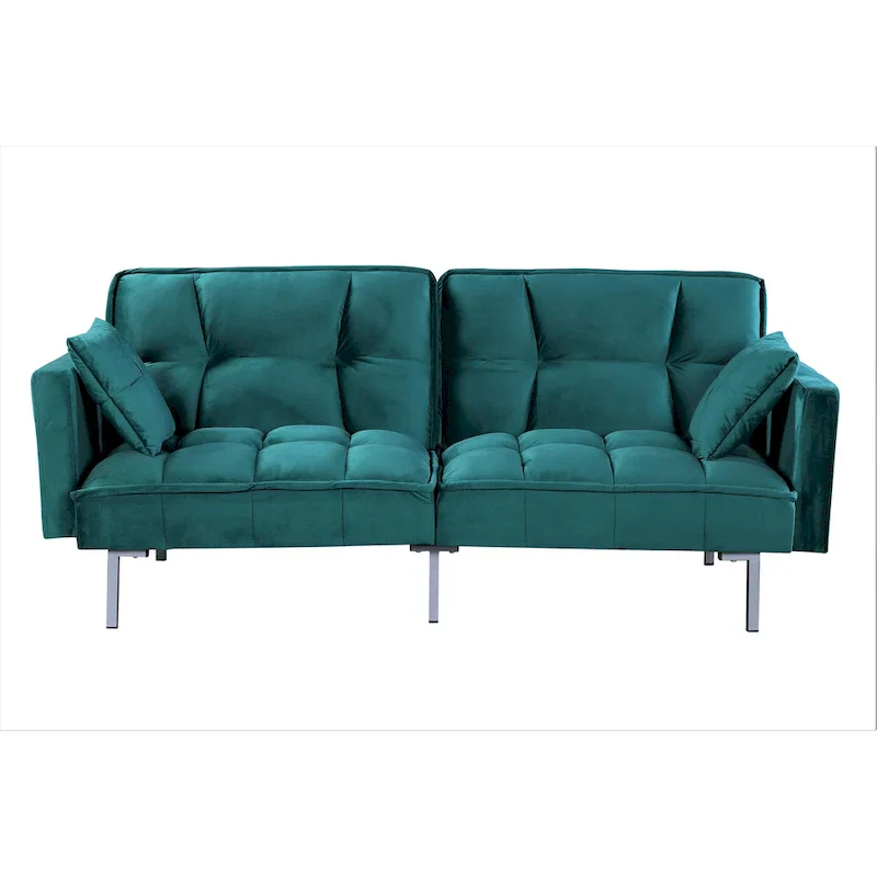 Bernal 75.6-Inch Velvet Sleeper Sofa Bed