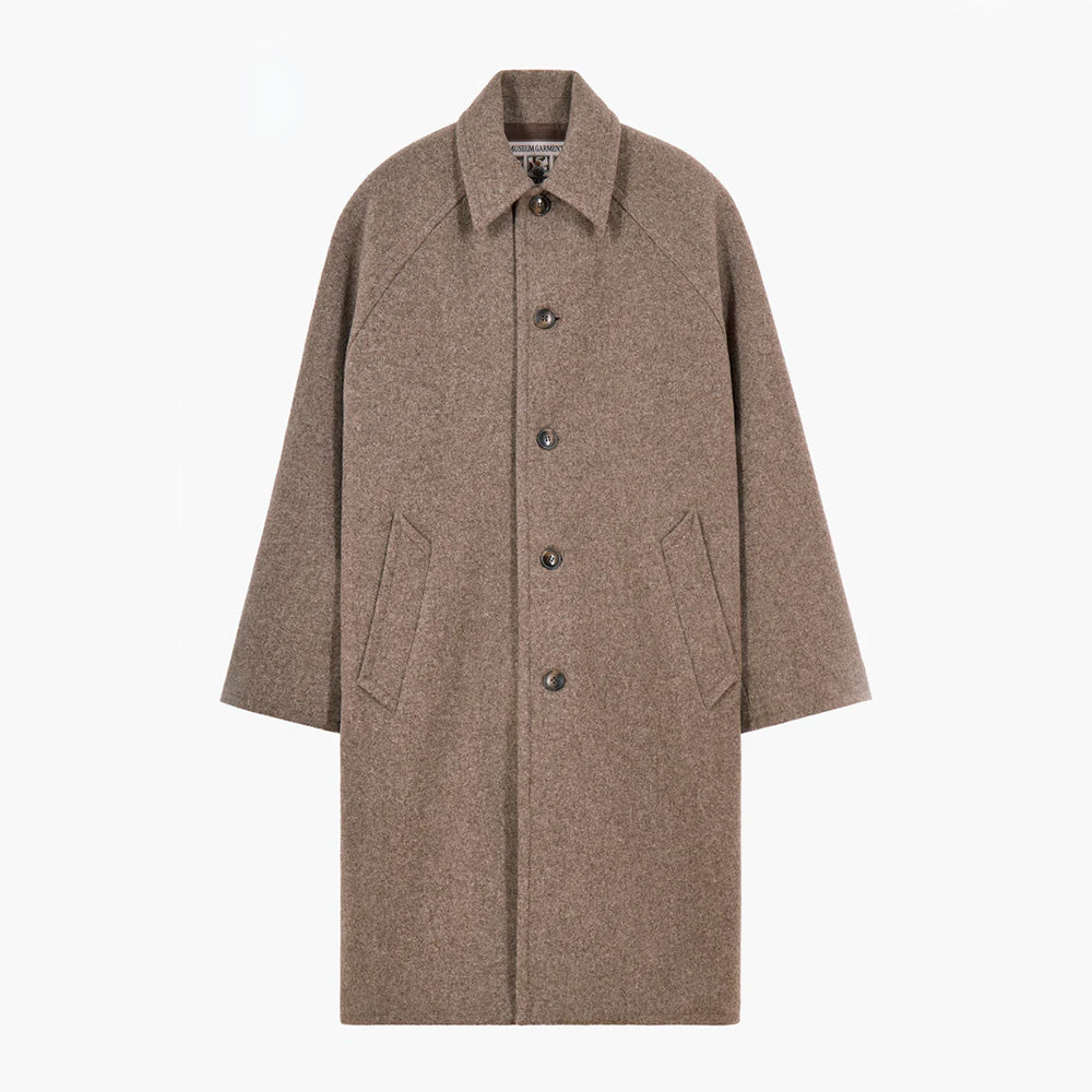 Museum Garments - Manteau Car Coat Raglan - Beige Chiné