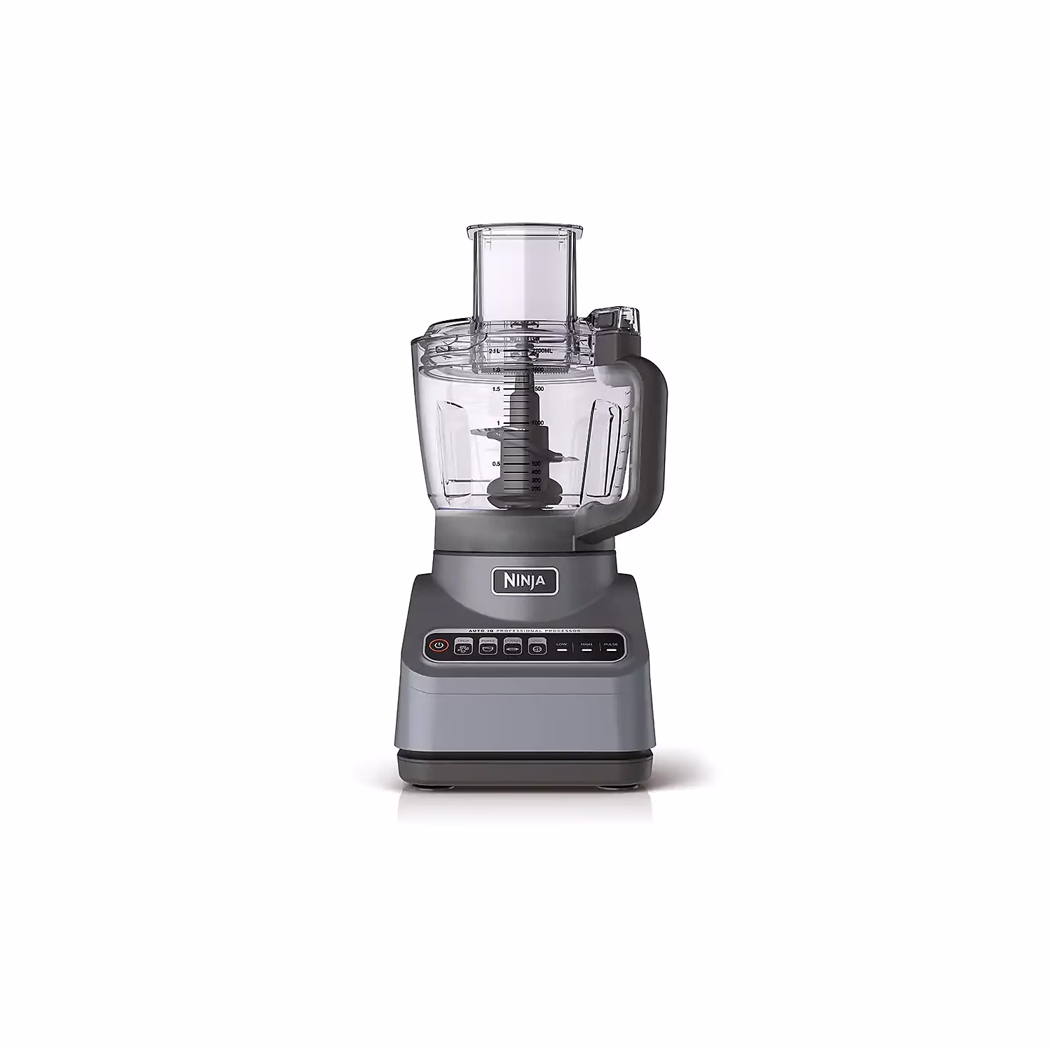 Ninja Professional 9 Cup Food Processor, 850 Watts, Auto-iQ 3 Presets, Chop, Dough, Slice, Shred, BN600 Silver