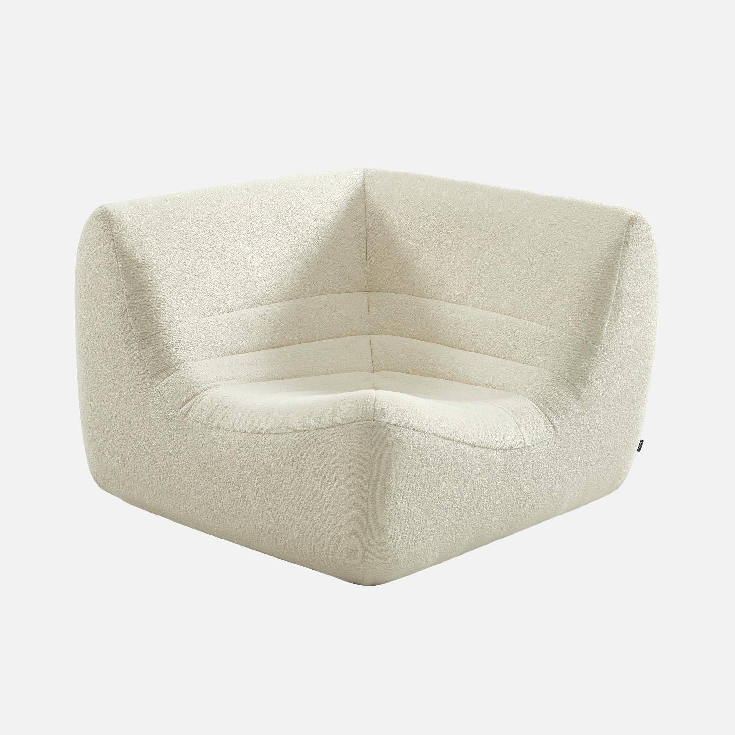 Sokol borreguito - Sillón esquinero de borreguito texturizado