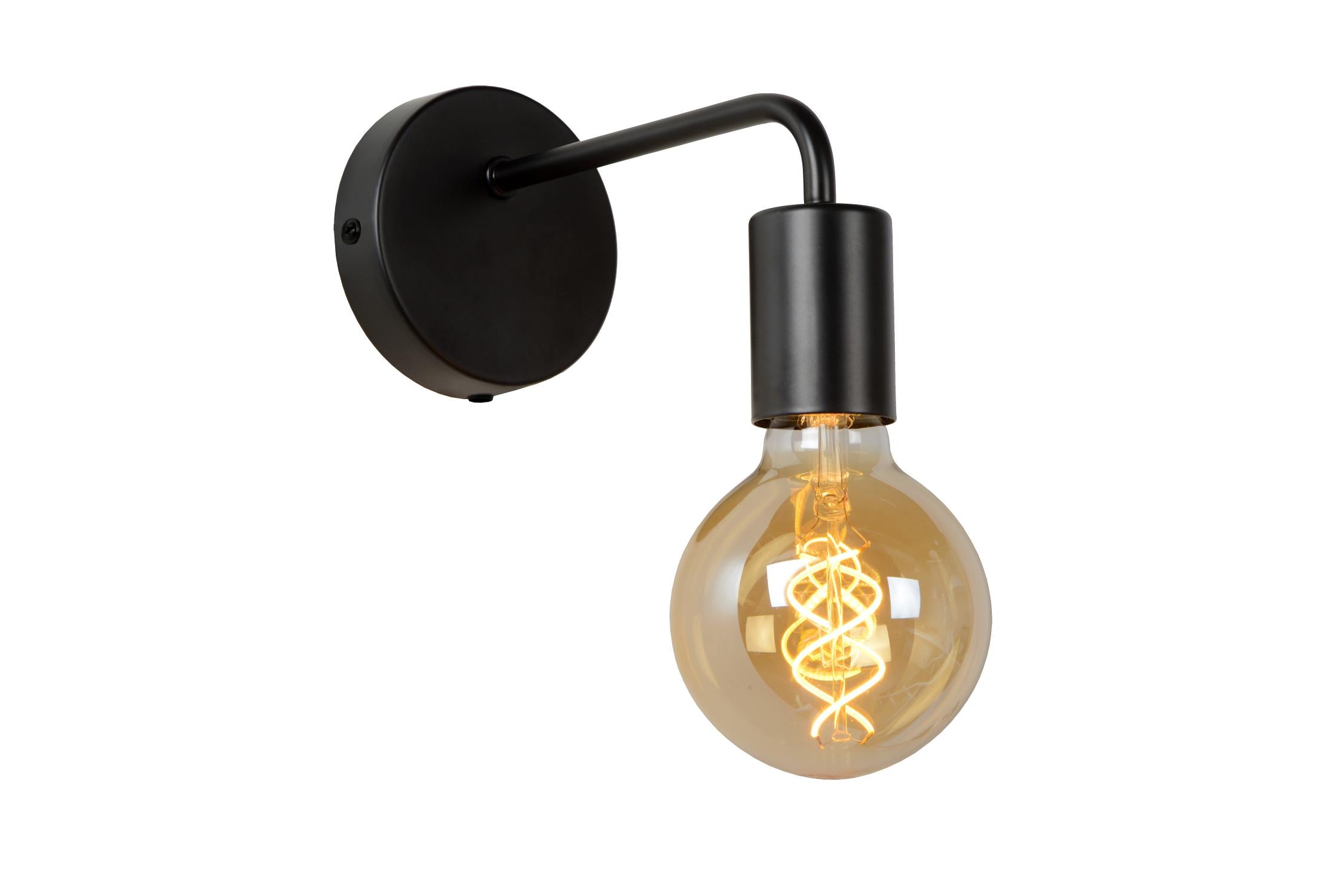 Lucide SCOTT Wandlamp - Zwart