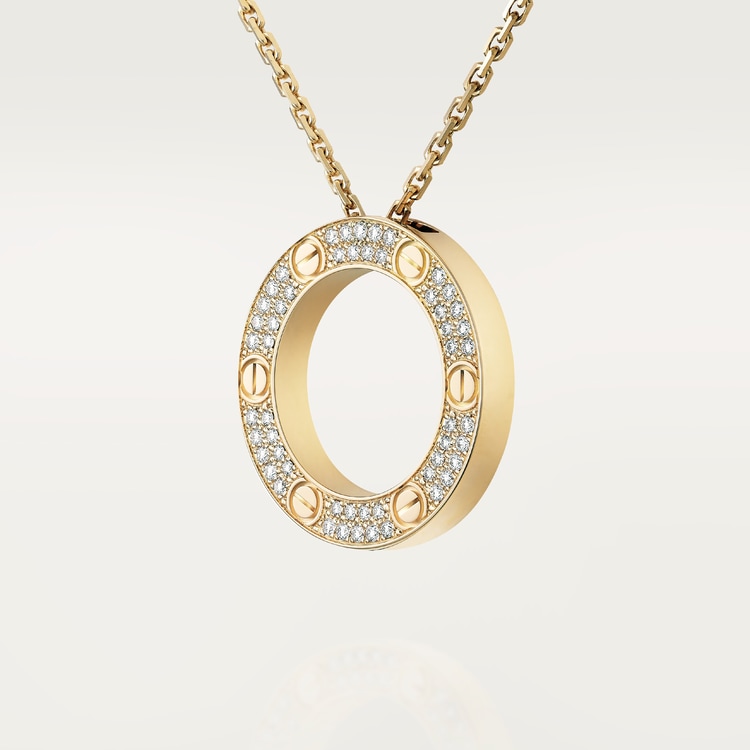 Replicate LOVE pendant, paved(1:1 replica) - Original Replica Club