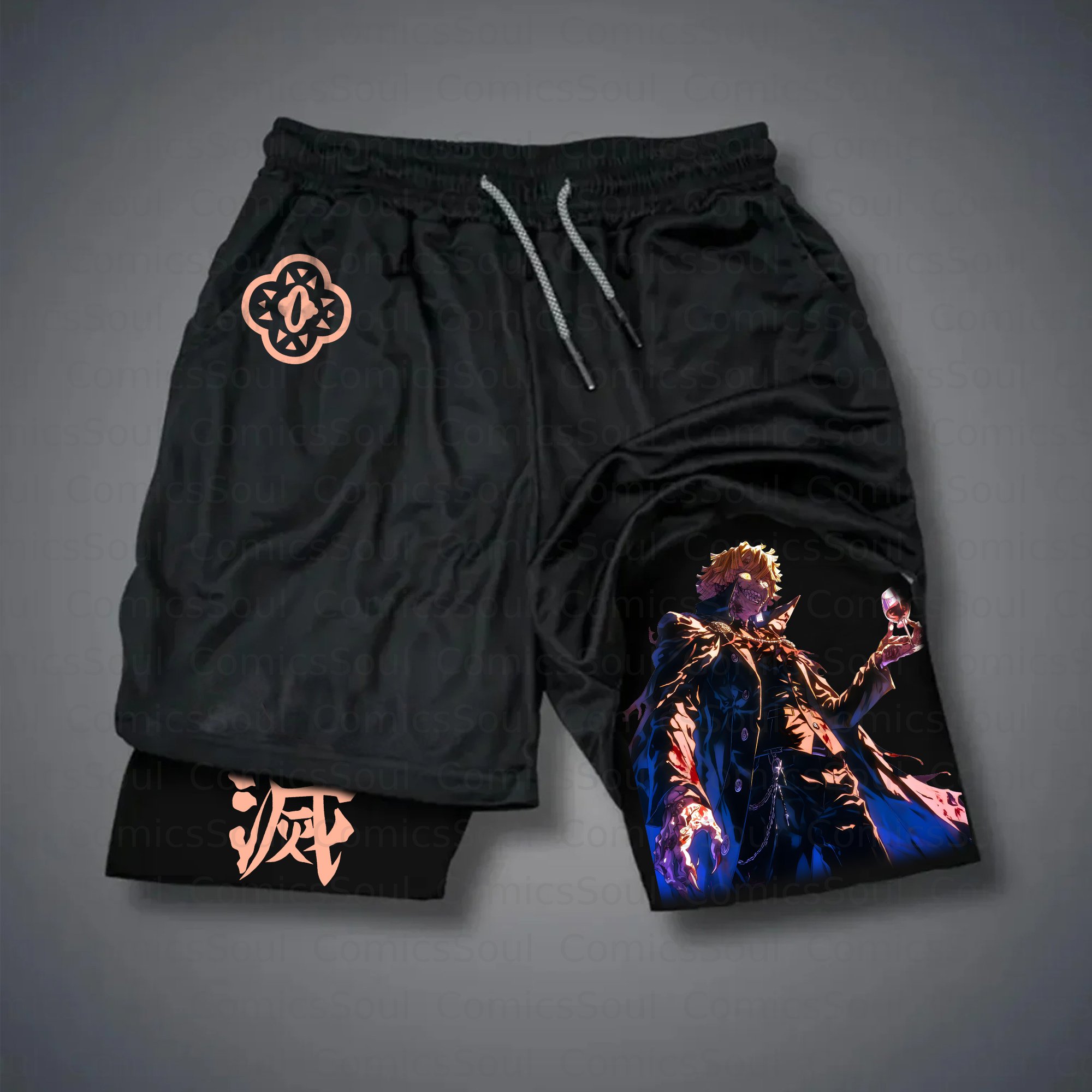 Unisex Casual Halloween Anime Streetwear Shorts
