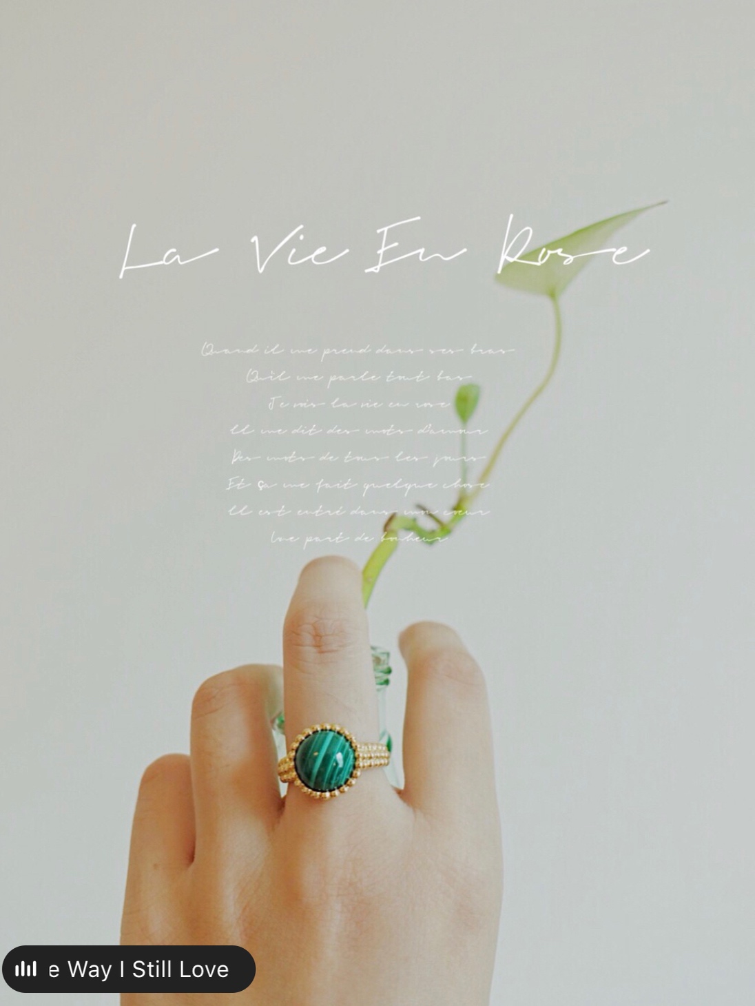 VCA Yellow Gold Malachite Perlee Couleurs Ring - Original Replica Club