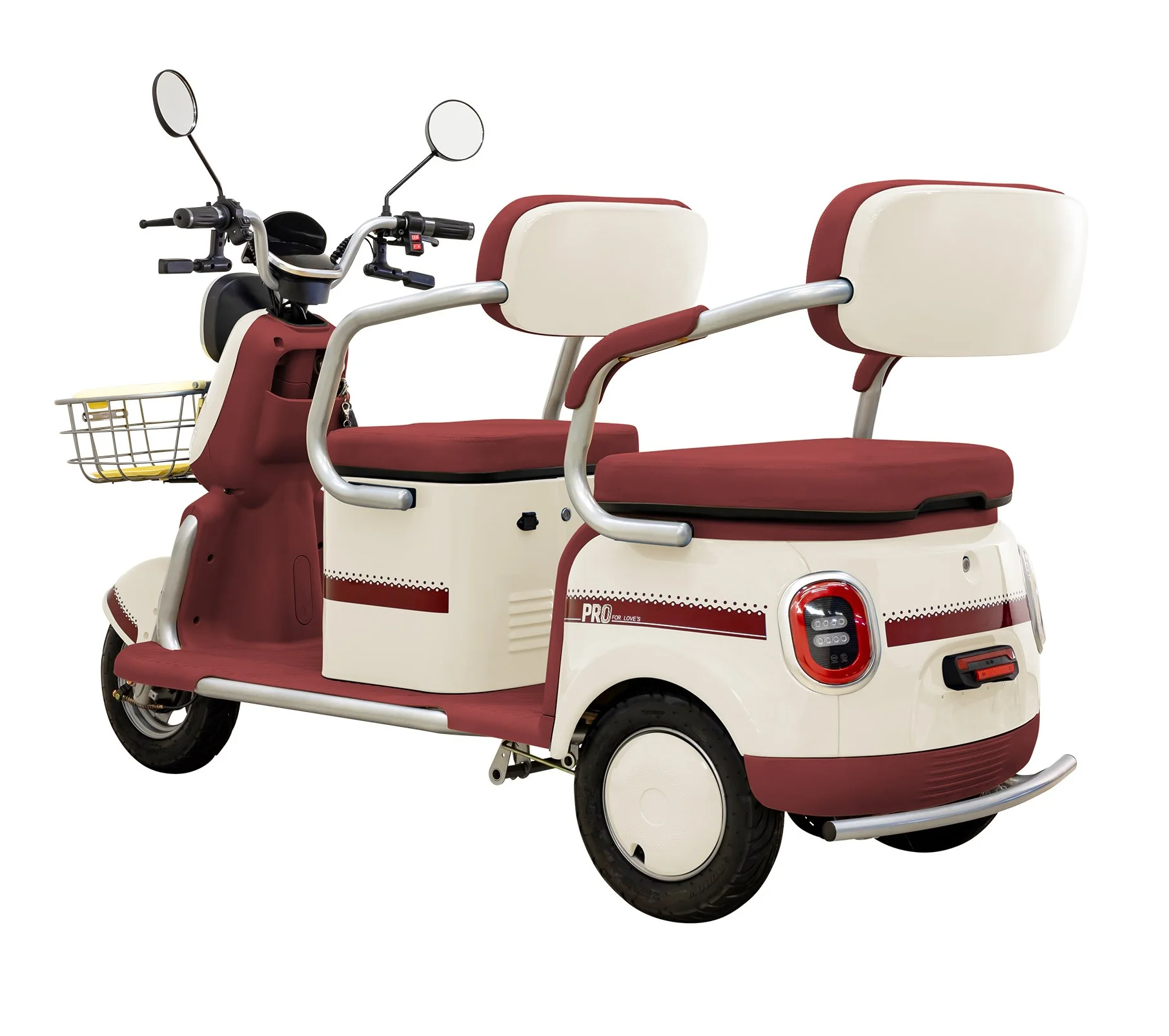 Massimo MGC E-Trike 3-Wheel Electric Cart – 17 MPH, 2-Seater Adult Scooter – Blue - Image 38