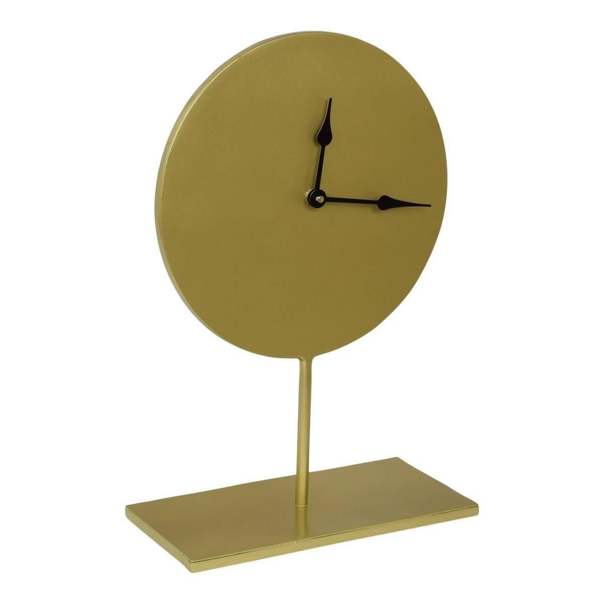 LOFT42 Tafelklok Ben - Goud - Metaal - 38x25x12