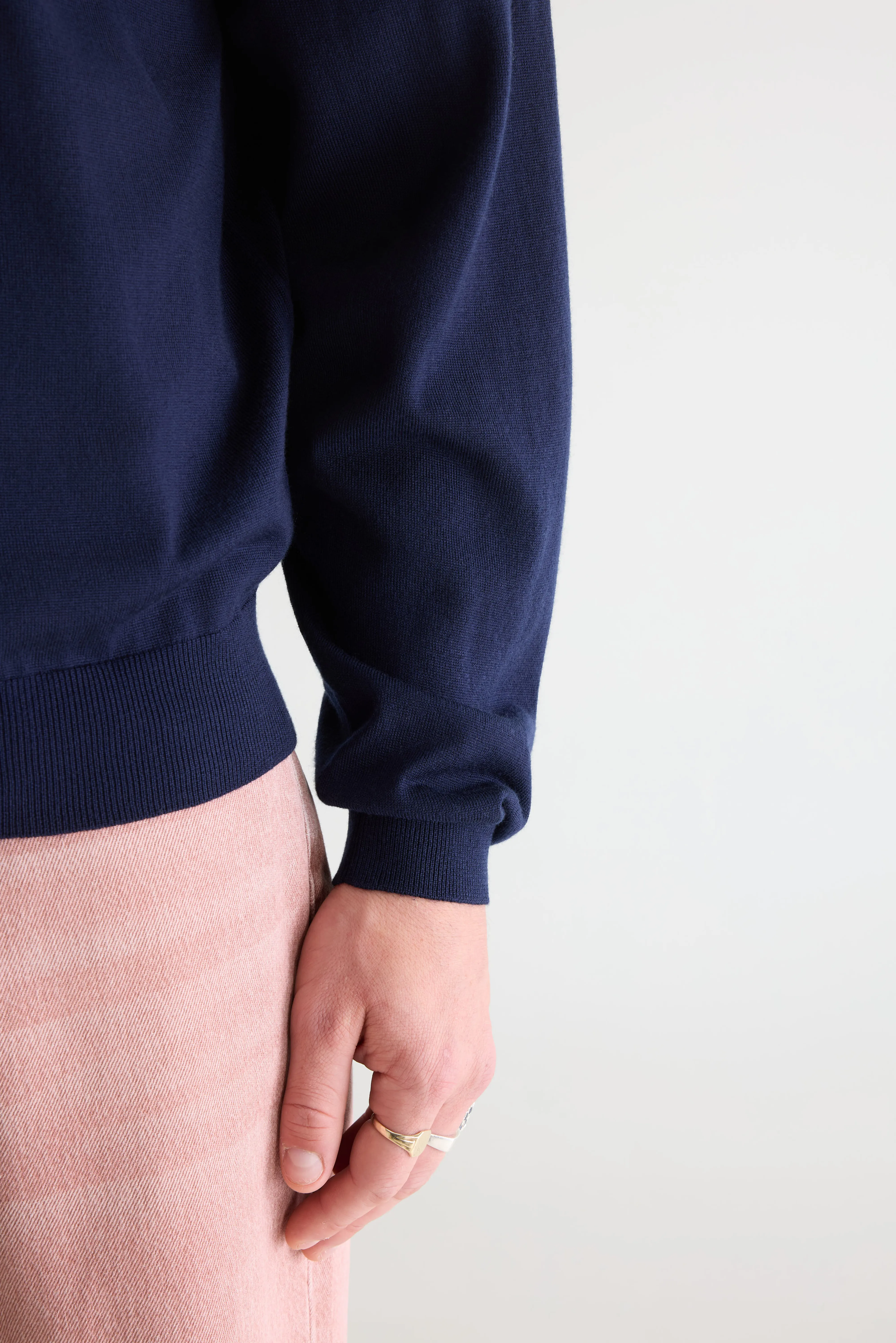 Bellerose Dilwy v-neck sweater (261 / M / NAVY)