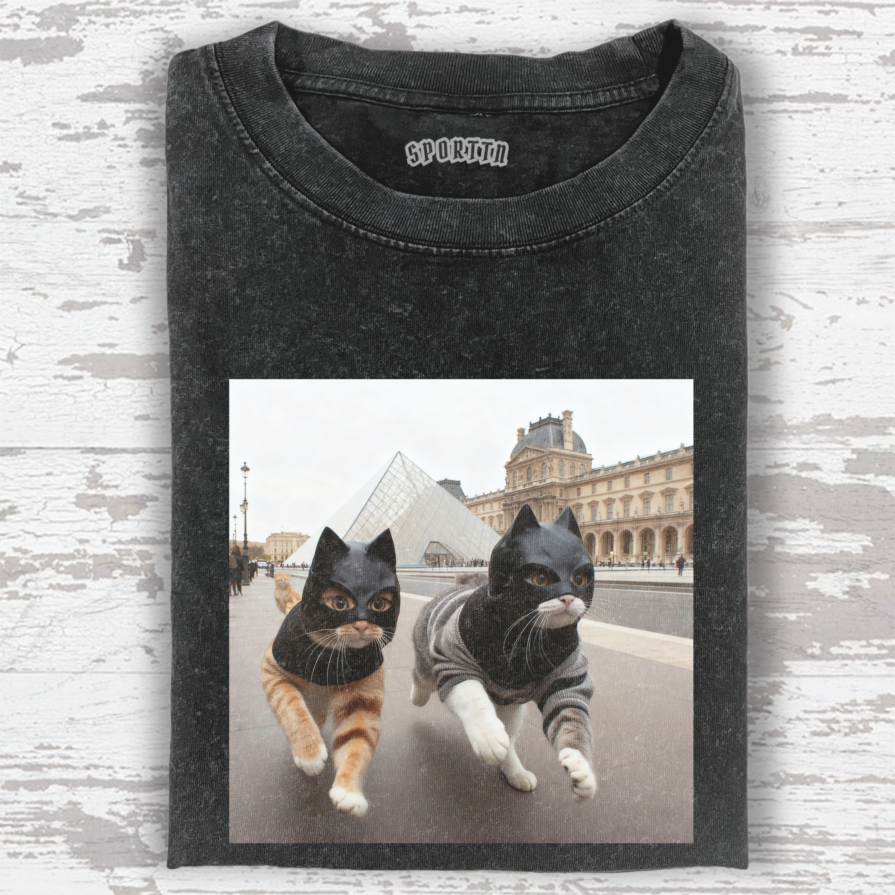 FUNNY CATS TEE