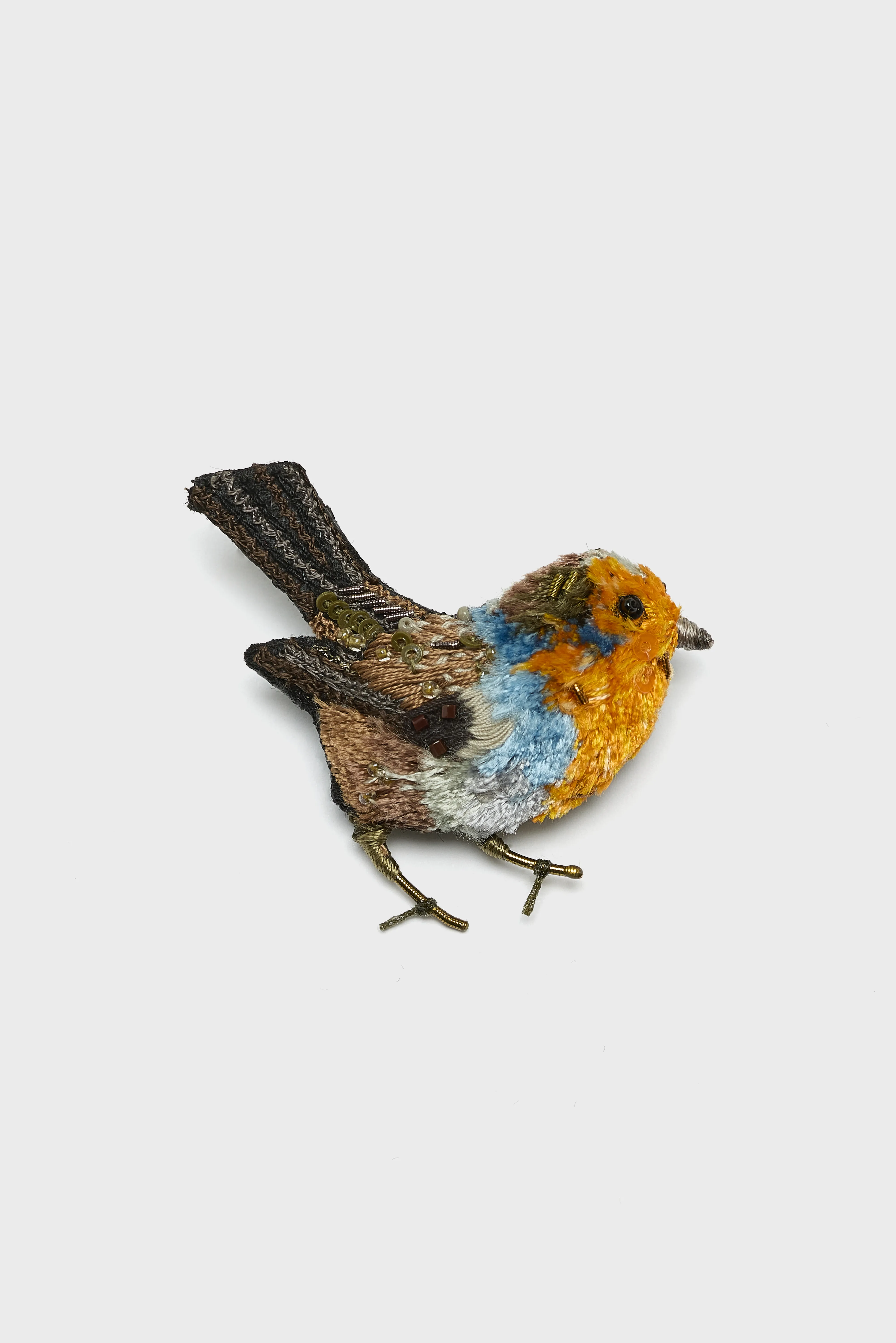 Bellerose Robin Red Breast Brooch (251 / W / YELLOW)