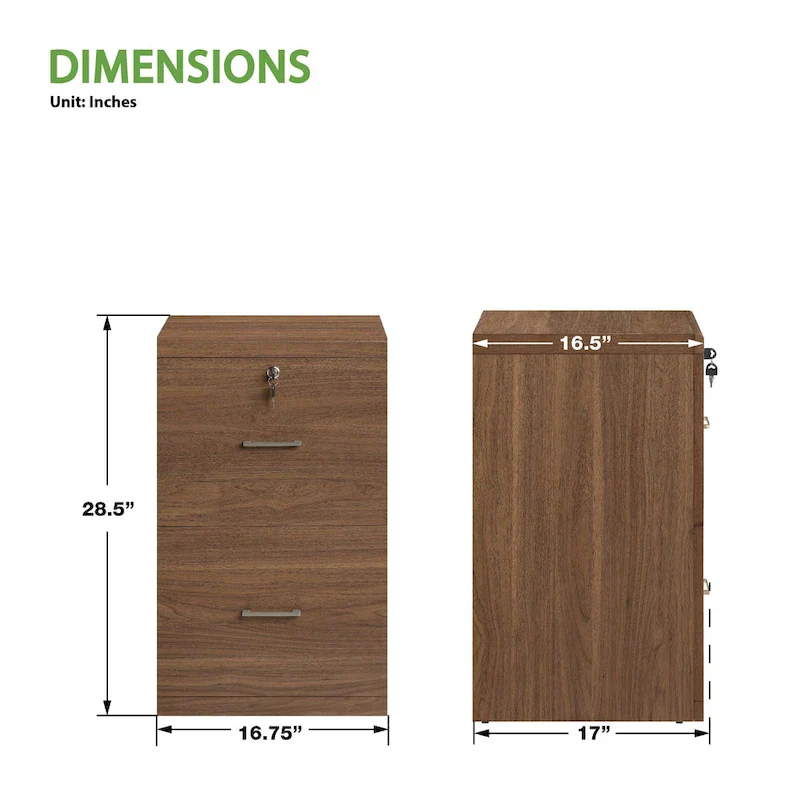 Alpine Vertical Filing Cabinet