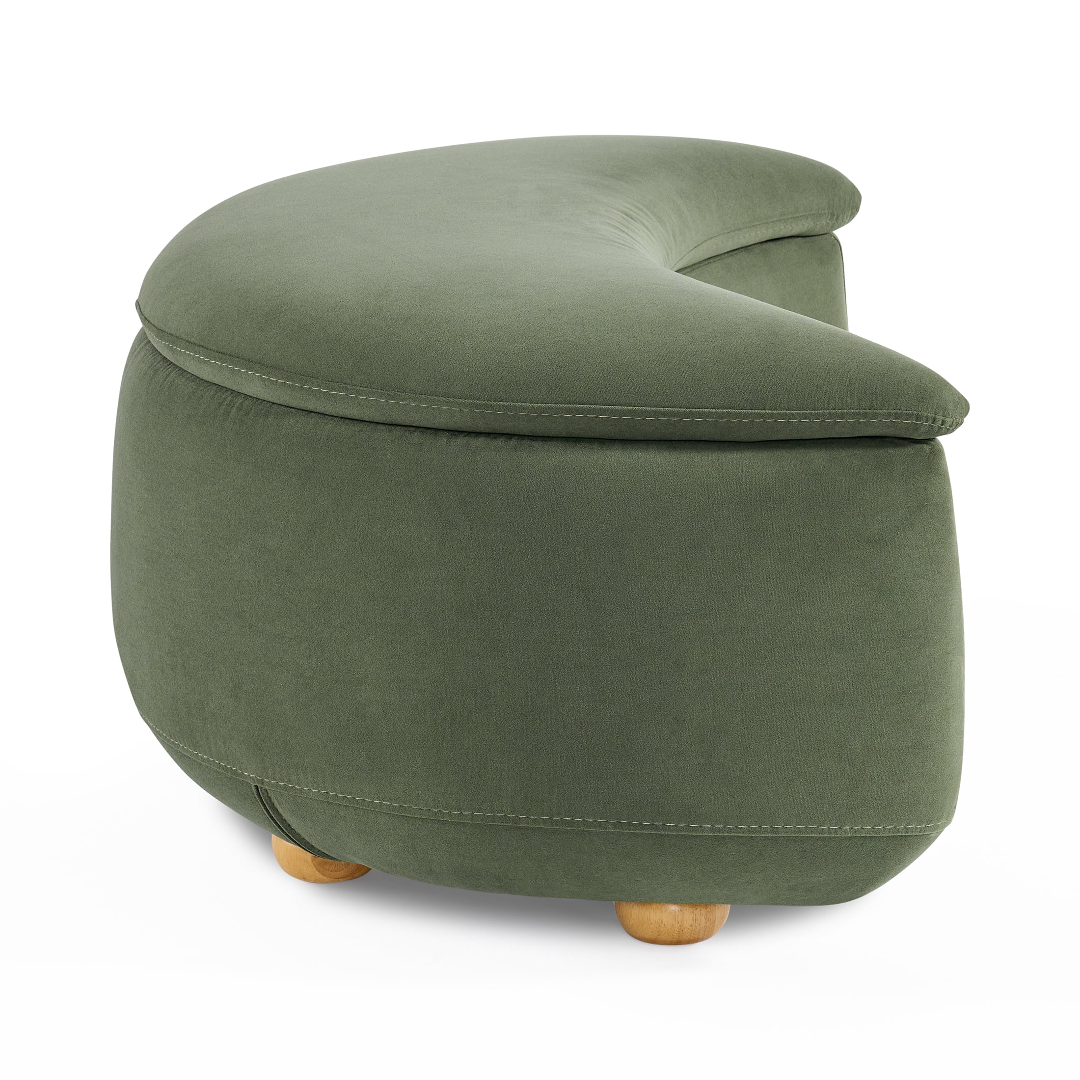 Better Homes & Gardens Juliet Modern Boucle Chaise & Storage Ottoman, Pearl - Image 20