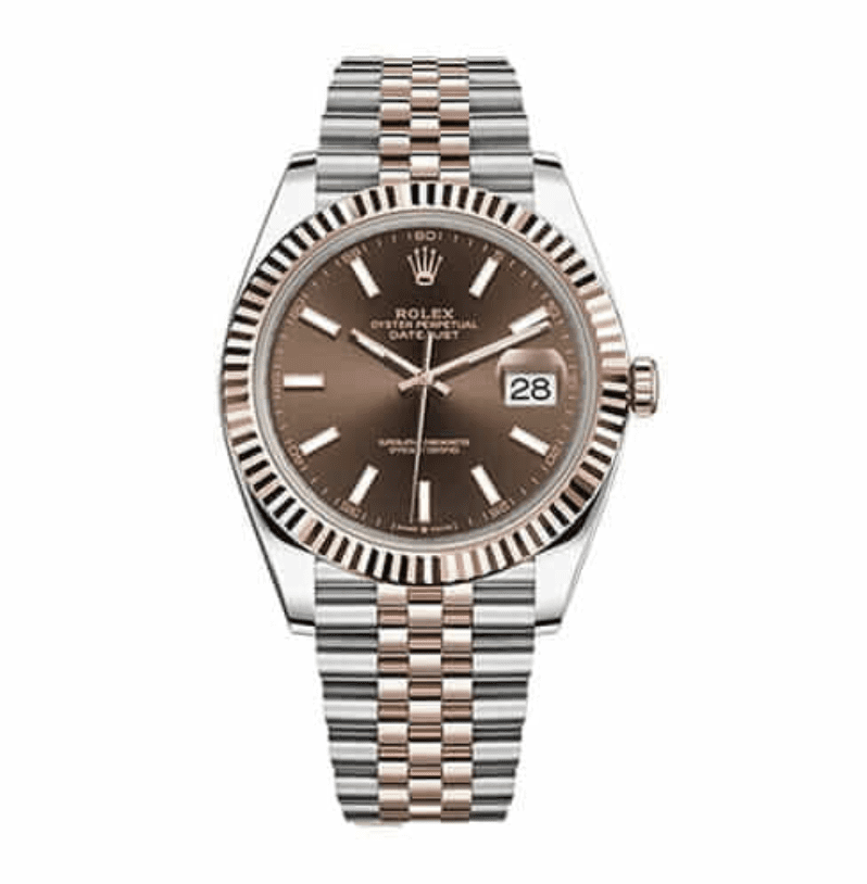 Rolex Replica 1:1 Watch Date Just Chocolate Dial 41mm