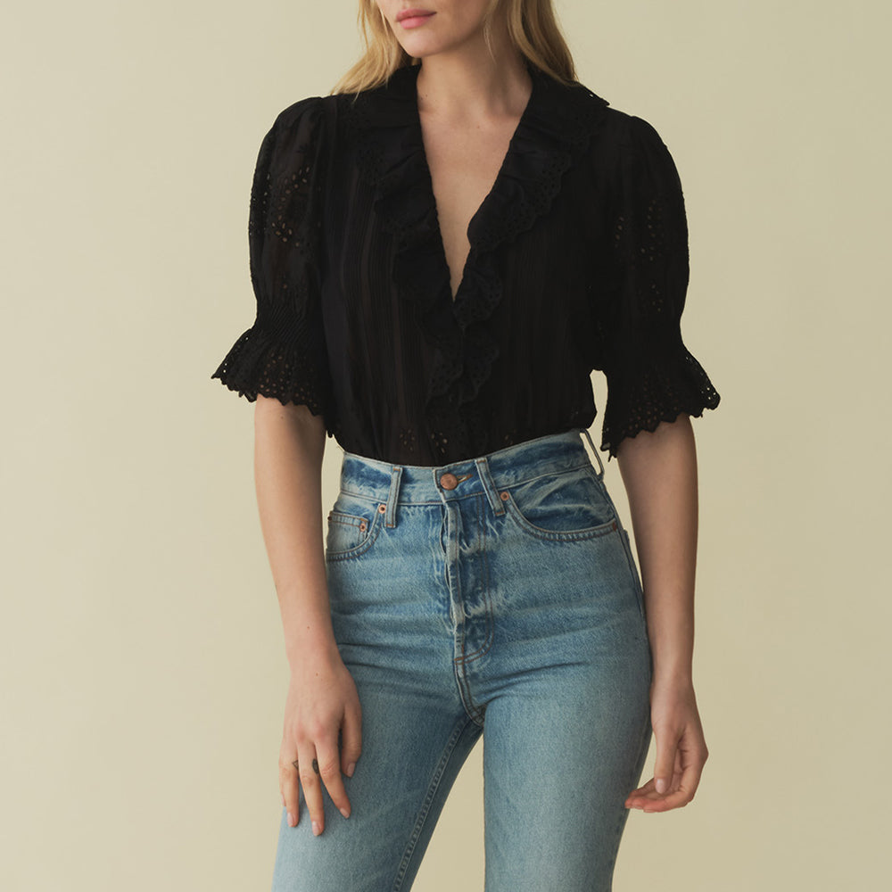 Dôen - Blouse Henri - Noir