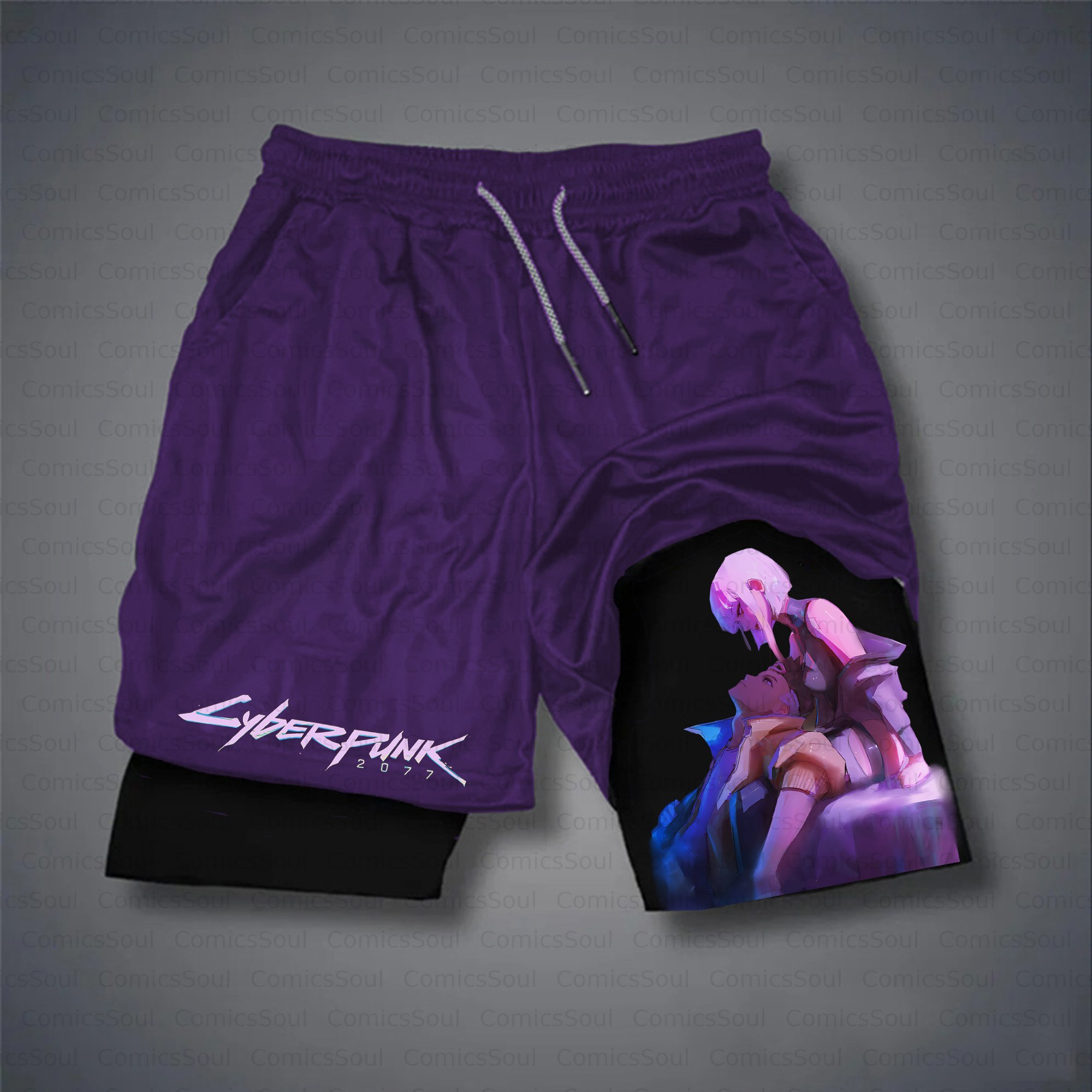 Unisex Casual Anime Style Shorts