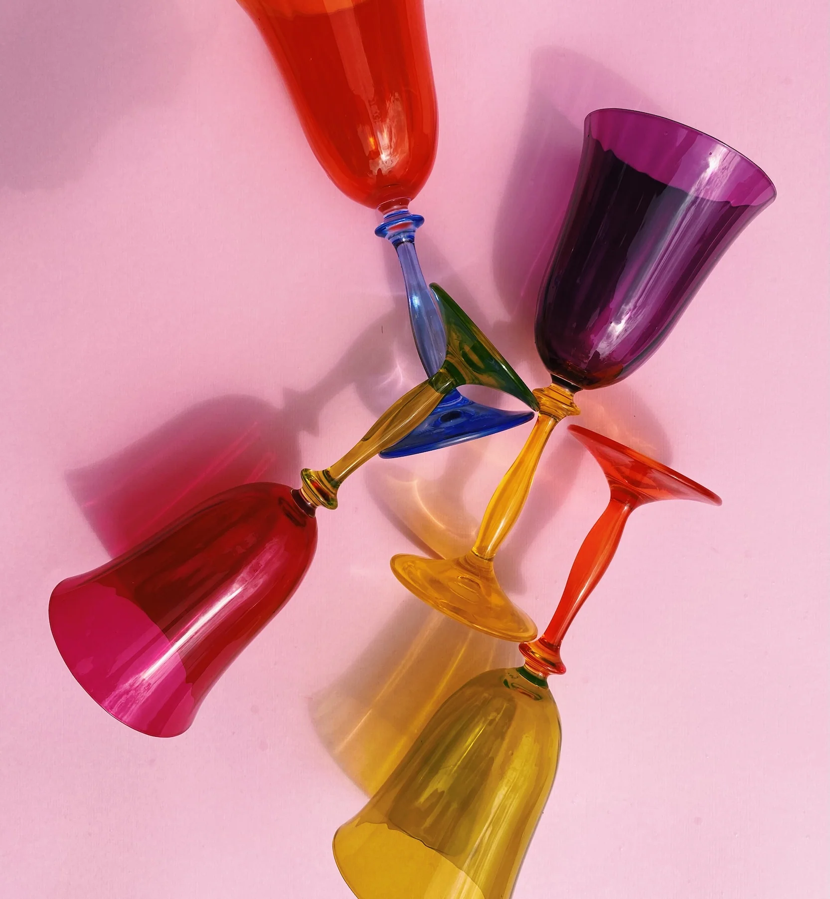 Paradise Optic Wine Glass Set of 2
