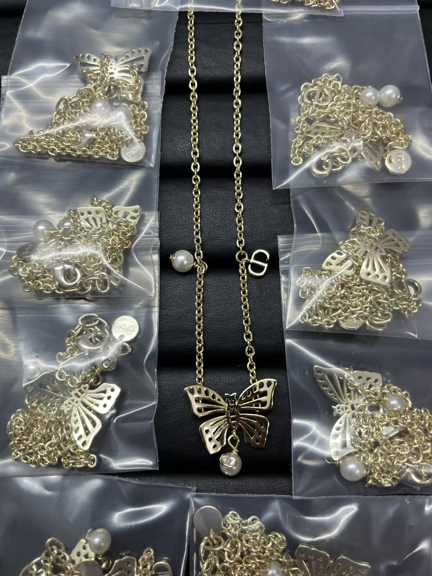 Dior Butterfly Pendant Necklace - Original Replica Club