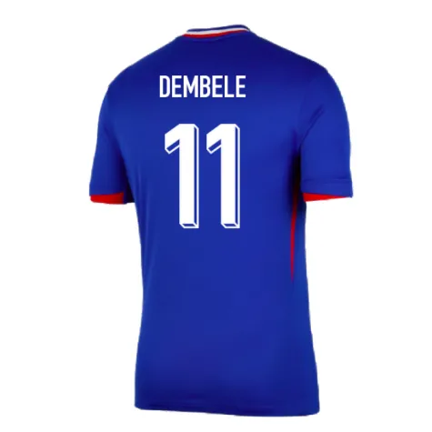 Kid's O.DEMBELE France 2024/25 Home Shirt