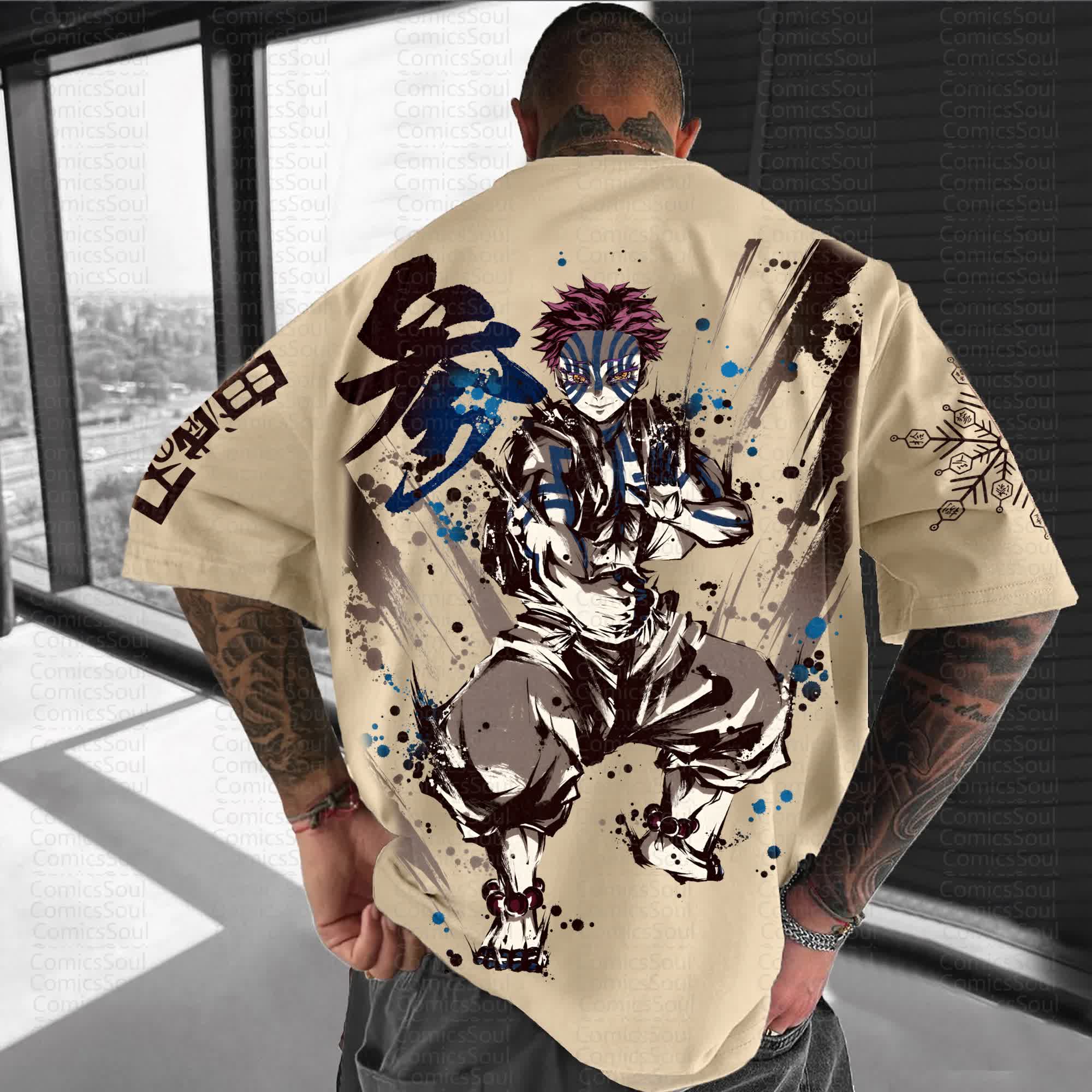 Unisex Anime Inspired Vintage T-Shirt | Comicssoul